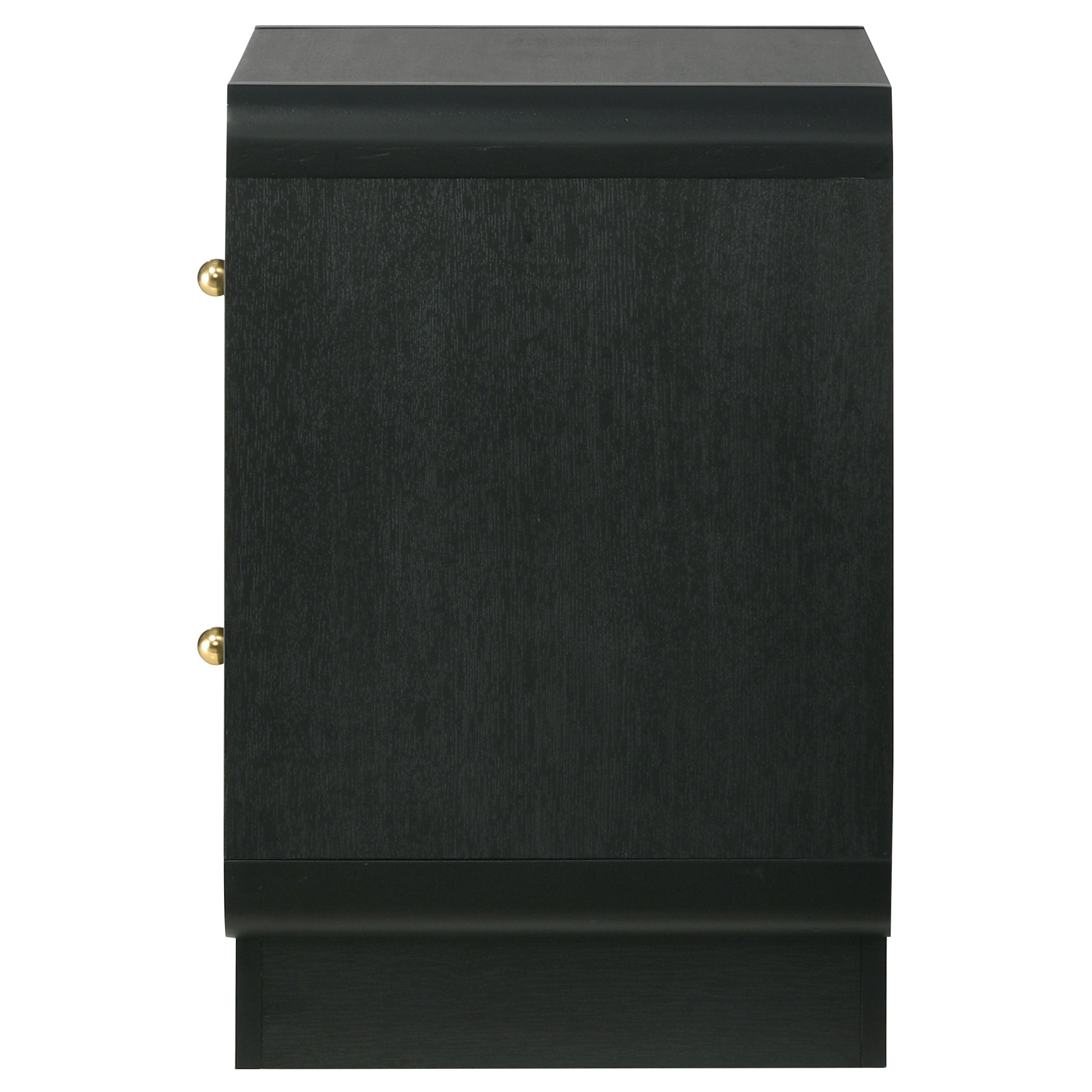 Cavelle 2-drawer Nightstand Bedside Table Black — view 5