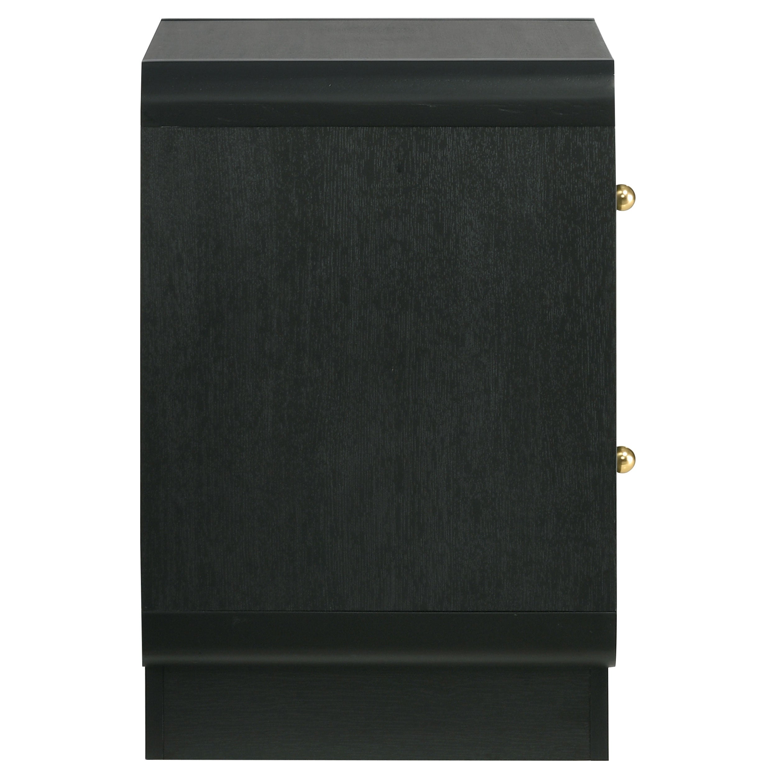 Cavelle 2-drawer Nightstand Bedside Table Black — view 9