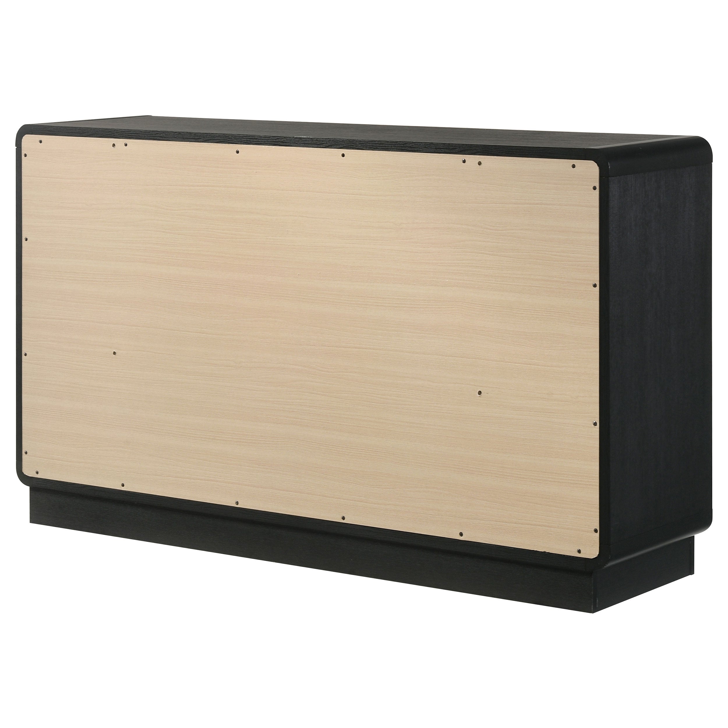 Cavelle 6-drawer Dresser Cabinet Black — view 8