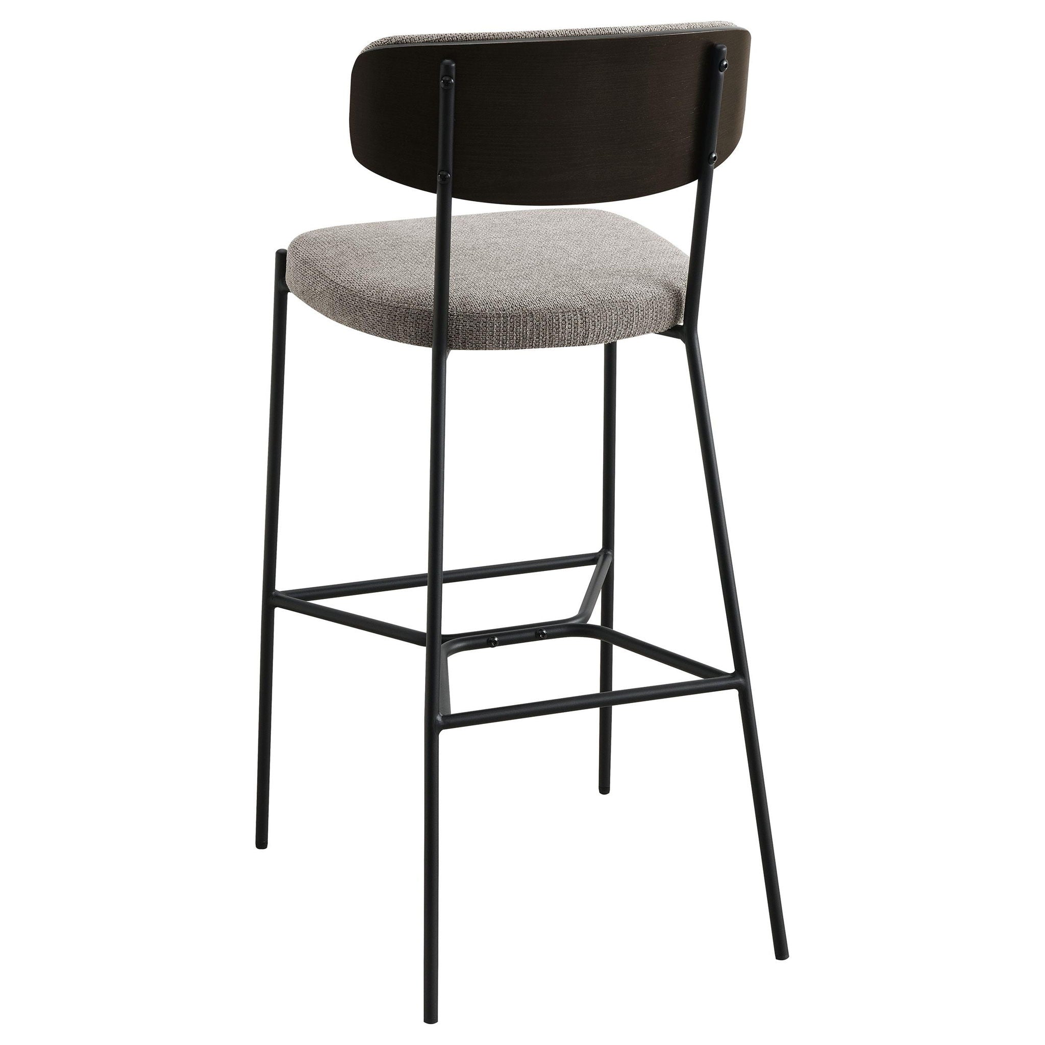 Elison Pub Height Bar Stool Light Brown (Set of 2) - Atlantic Fine Furniture Melbourne FL