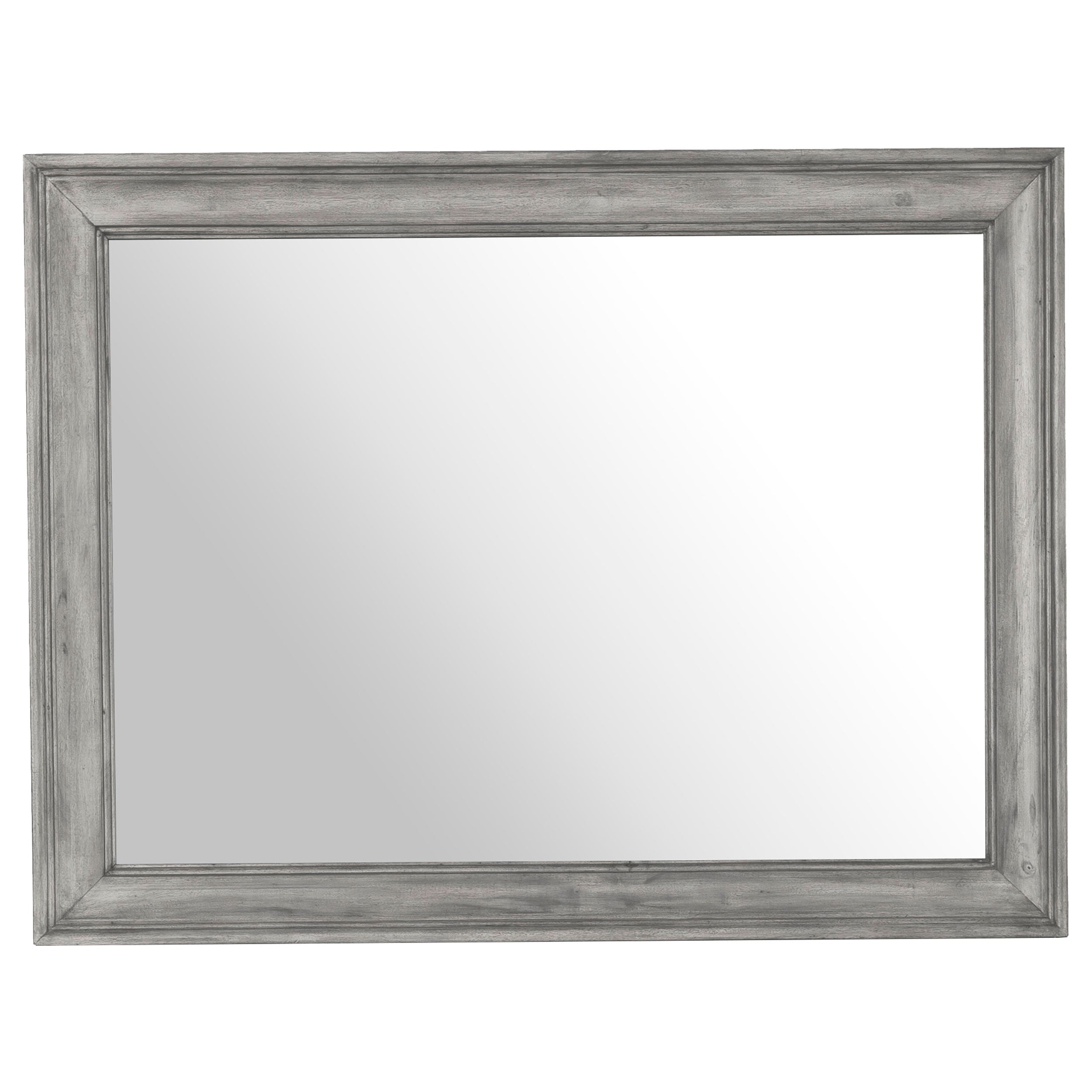 Avenue Dresser Mirror Weathered Grey — view 3