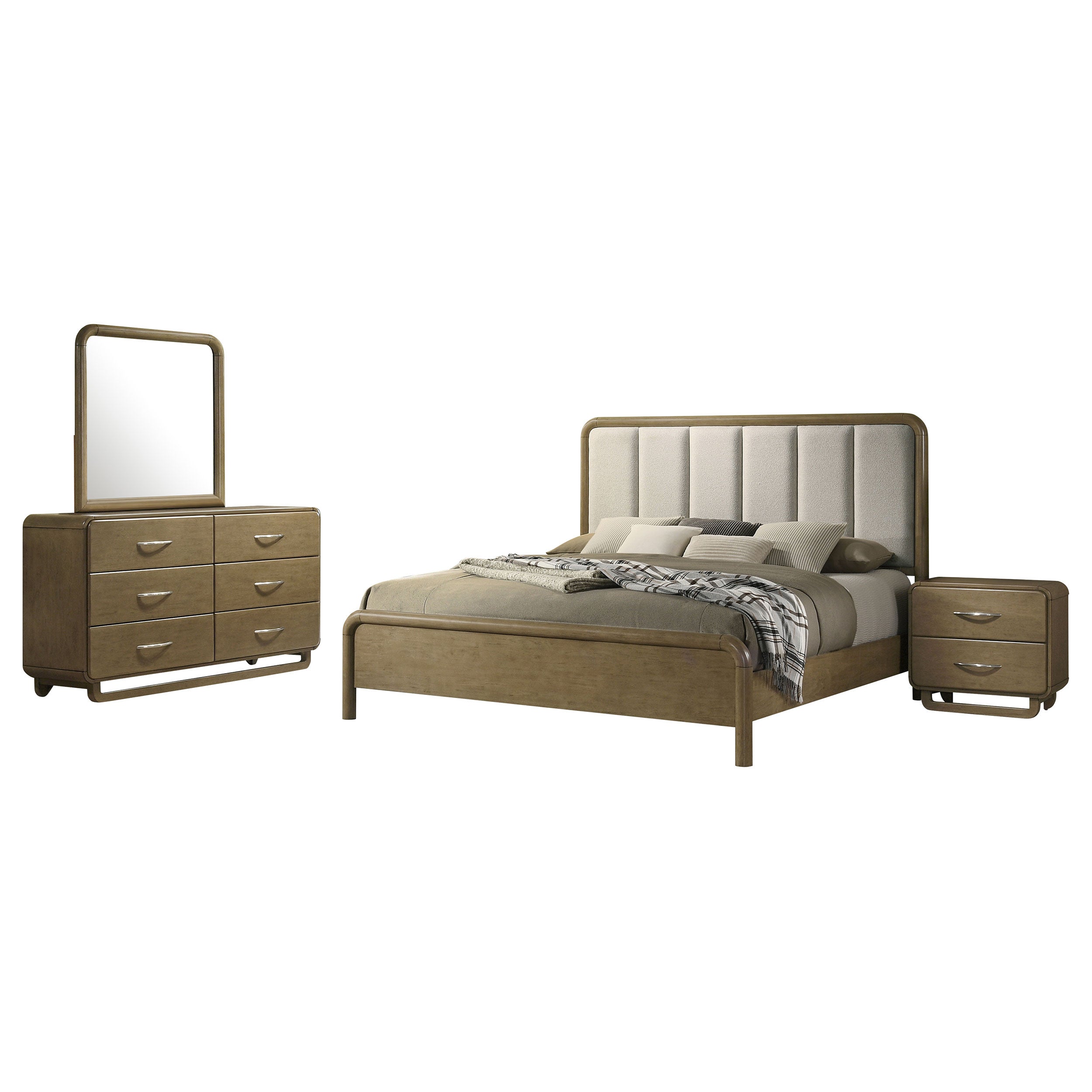 Amsbury 4-piece Queen Bedroom Set Nutmeg — view 2