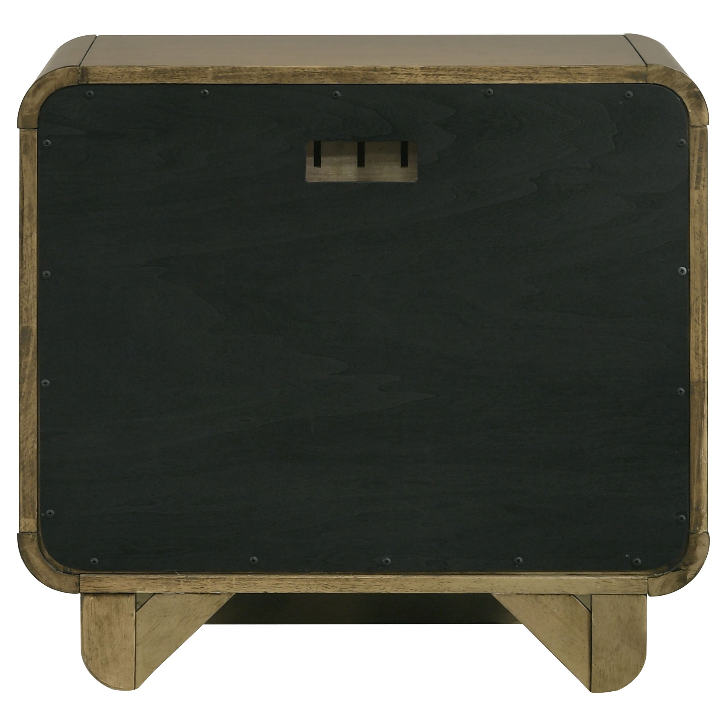 Amsbury 2-drawer Nightstand Bedside Table Nutmeg — view 7