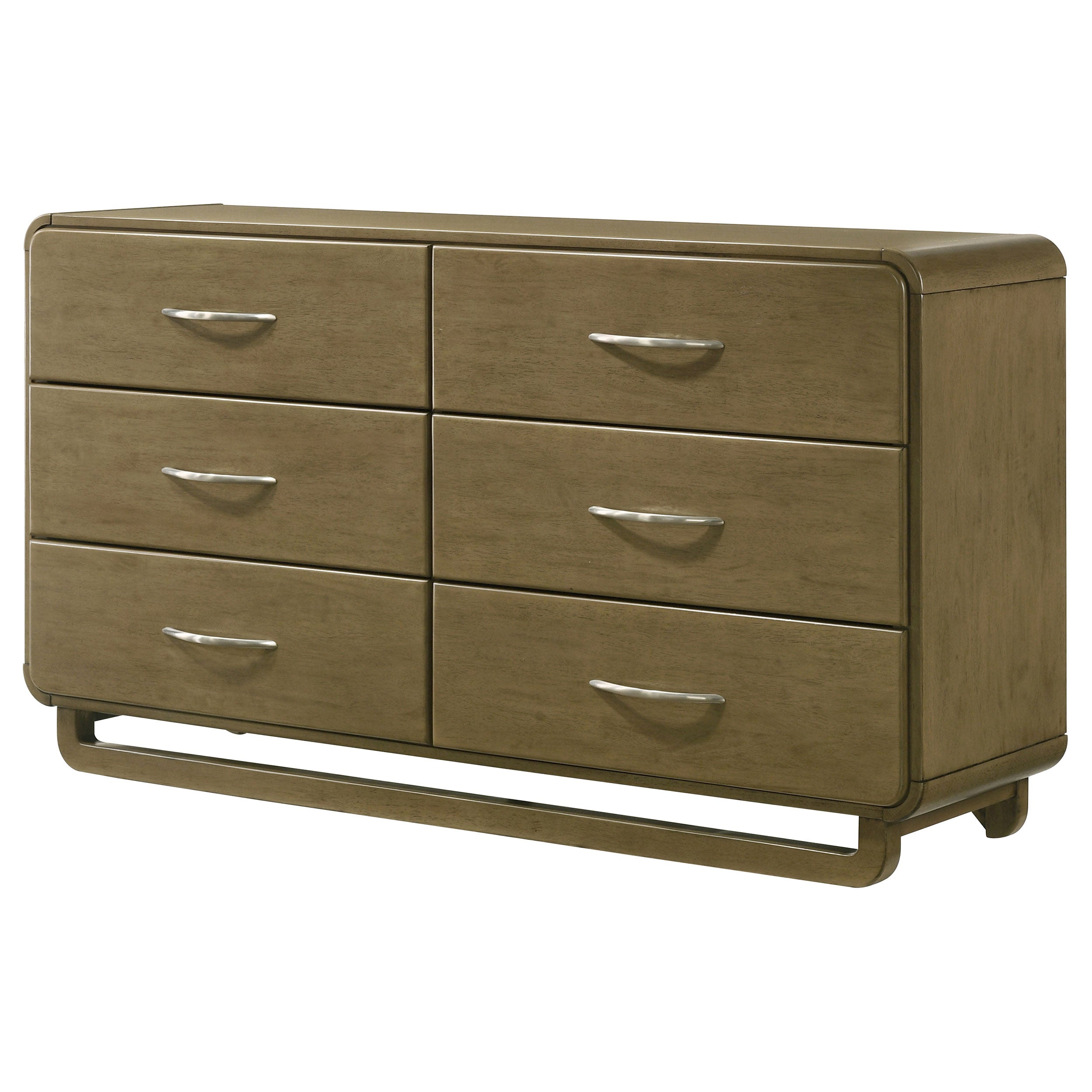 Amsbury 6-drawer Dresser Cabinet Nutmeg — view 4