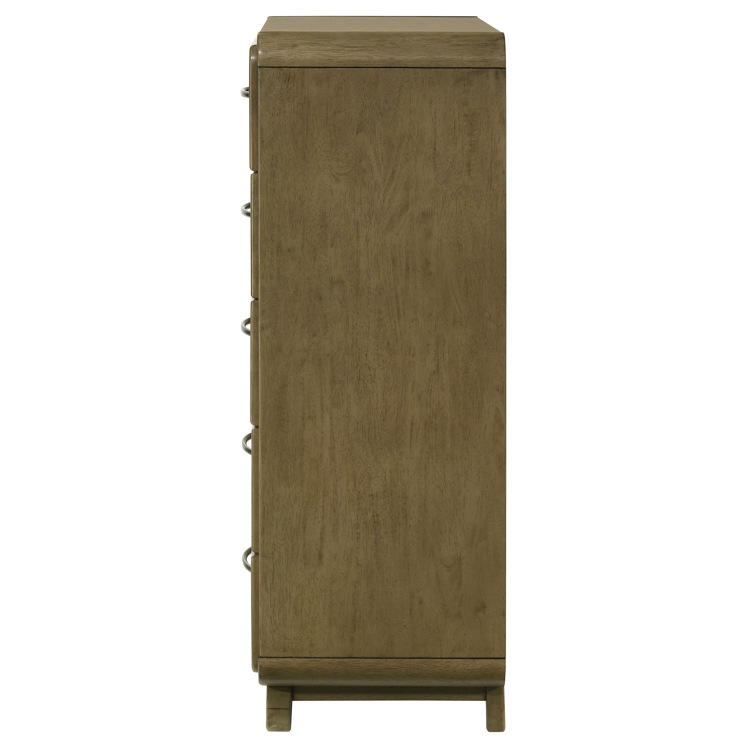 Amsbury 5-drawer Chest of Drawers Nutmeg — view 5