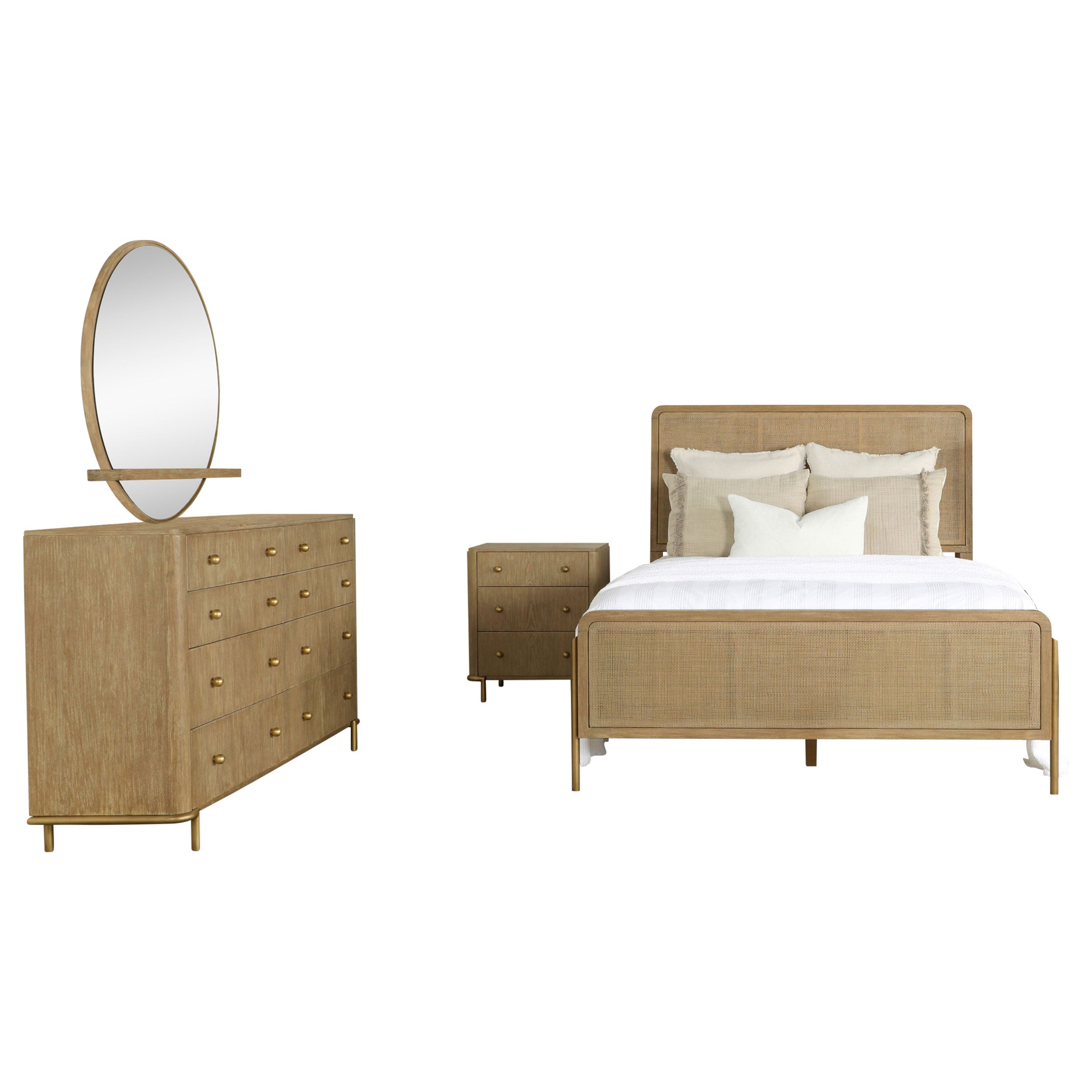 Arini 4-piece Eastern King Bedroom Set Sand Wash — view 2