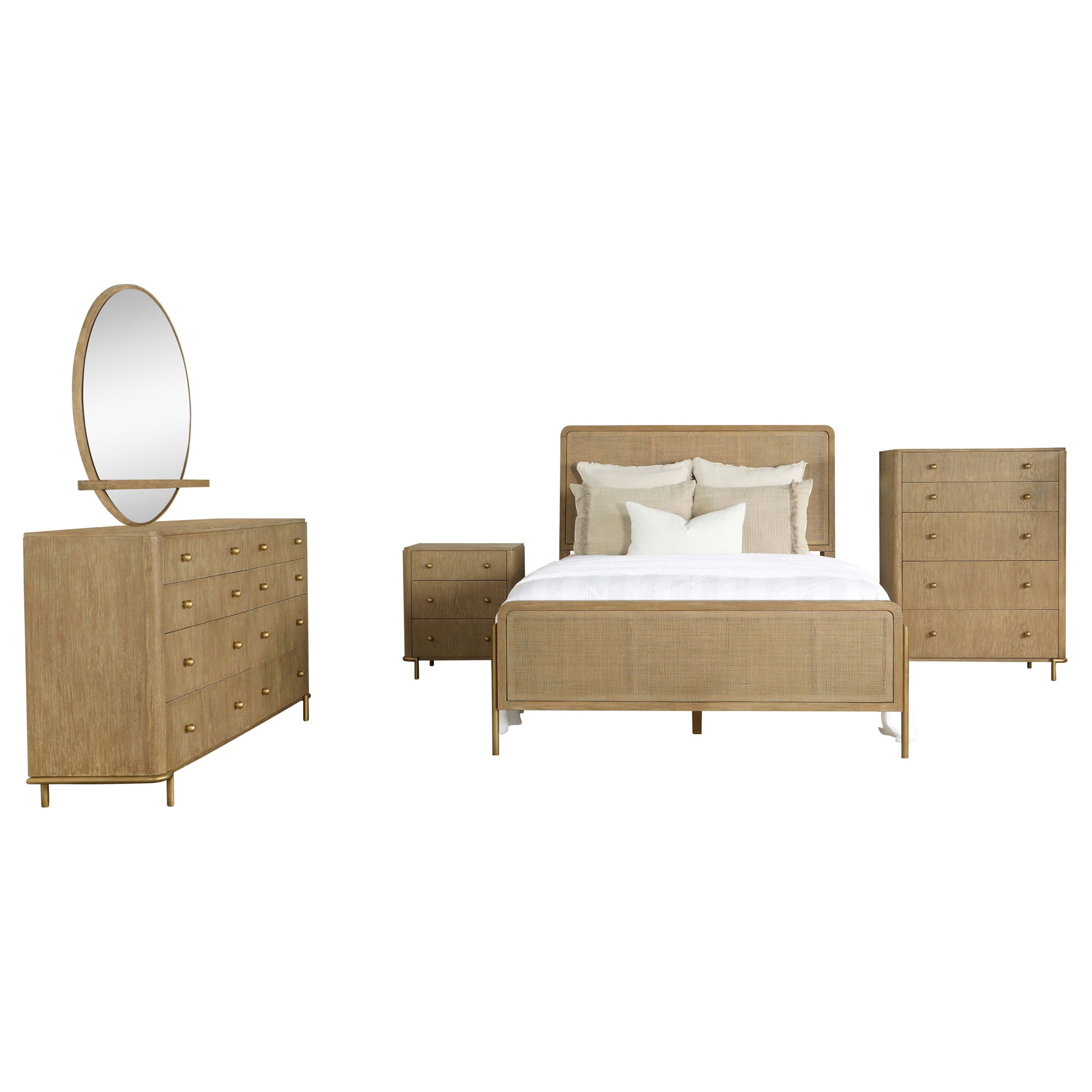 Arini 5-piece California King Bedroom Set Sand Wash — view 2