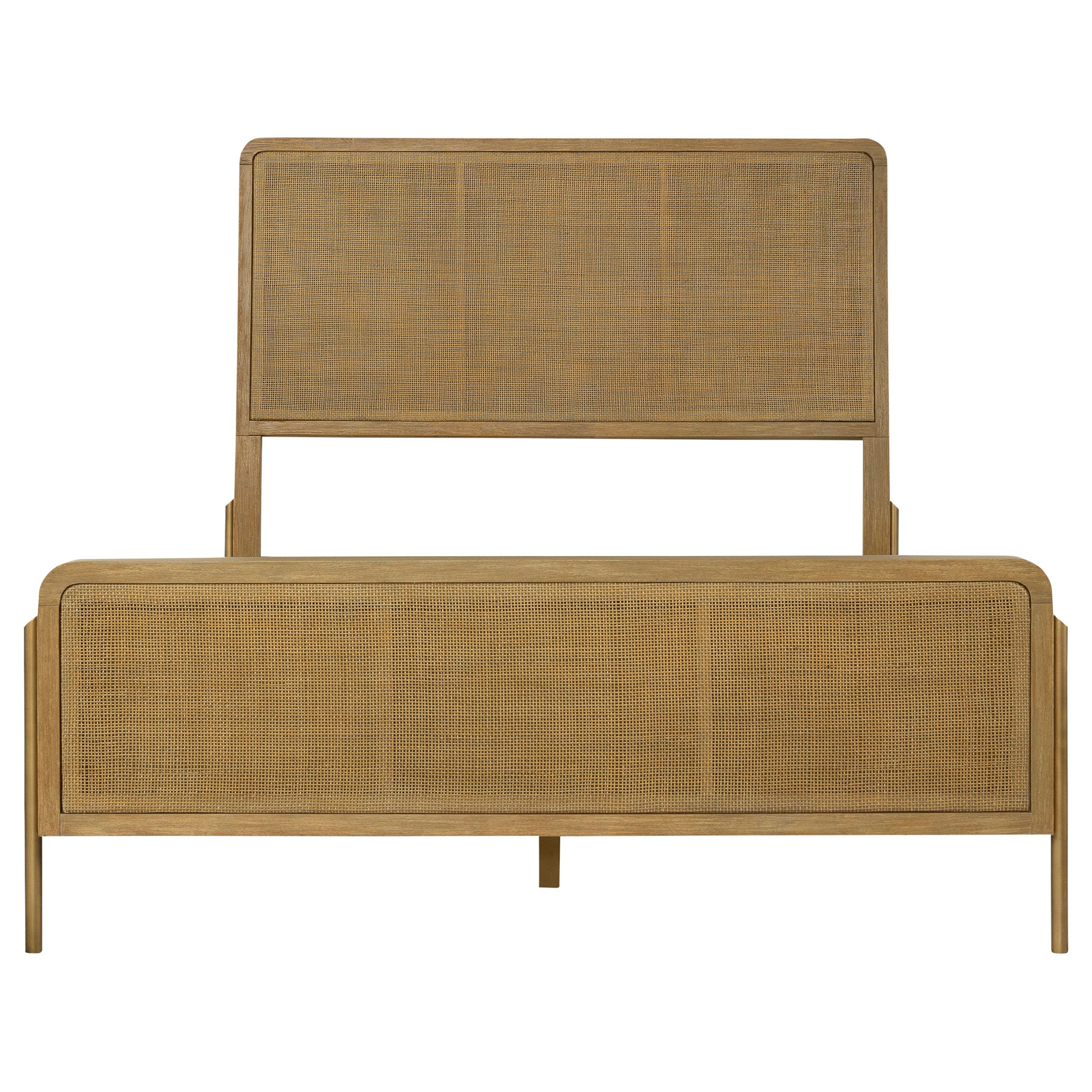 Arini 4-piece Queen Bedroom Set Sand Wash and Natural Cane — view 4
