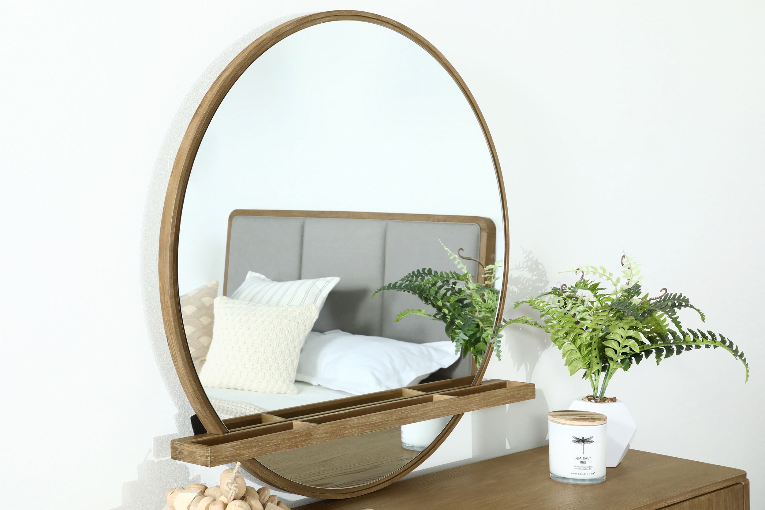 Arini Dresser Mirror Sand Wash — view 2