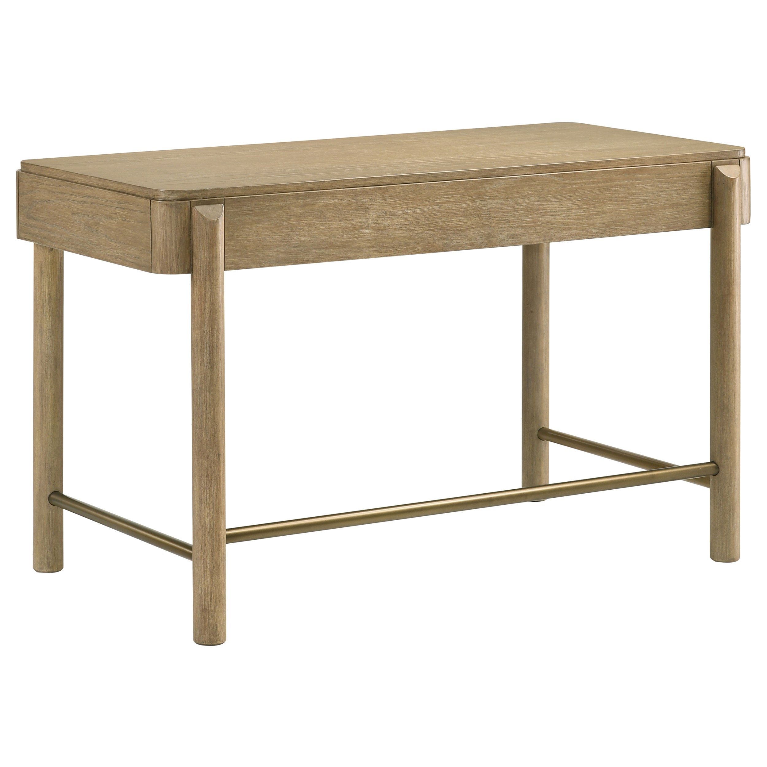 Arini 2-piece Makeup Vanity Table and Mirror Set Sand Wash — view 5