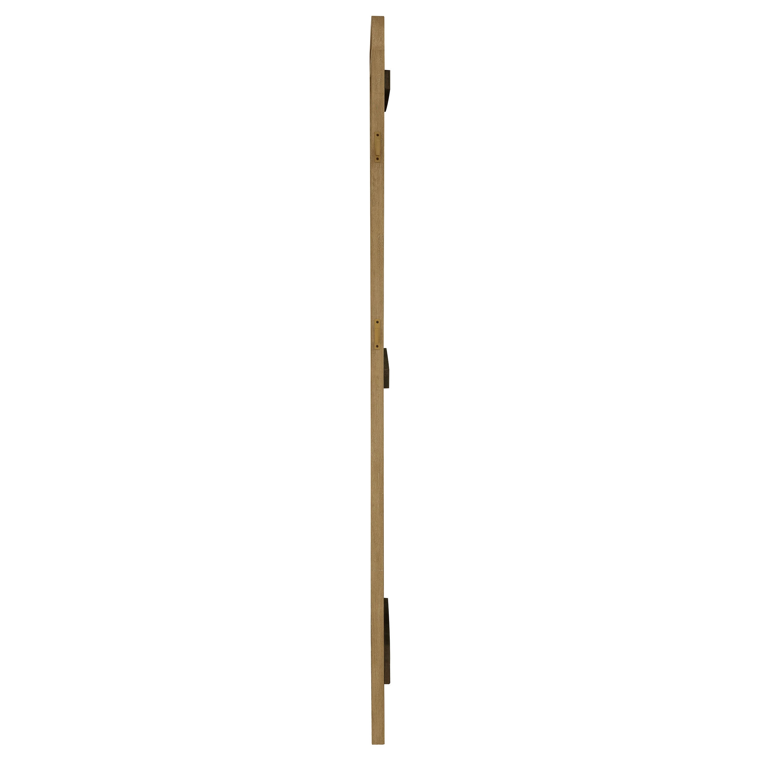 Arini Cane Weave Full Length Standing Floor Mirror Sand Wash — view 5