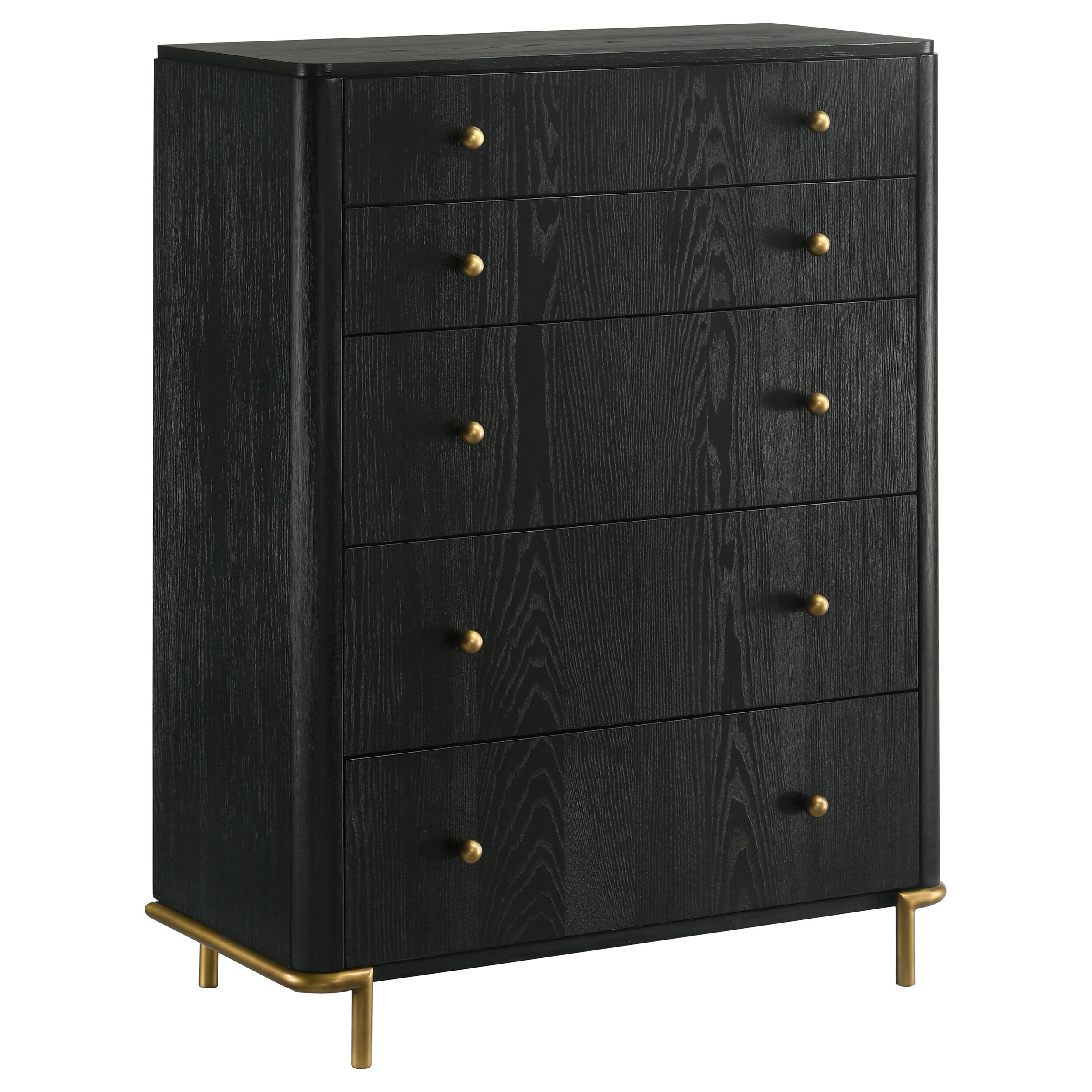 Arini 5-piece Queen Bedroom Set Black and Natural — view 11