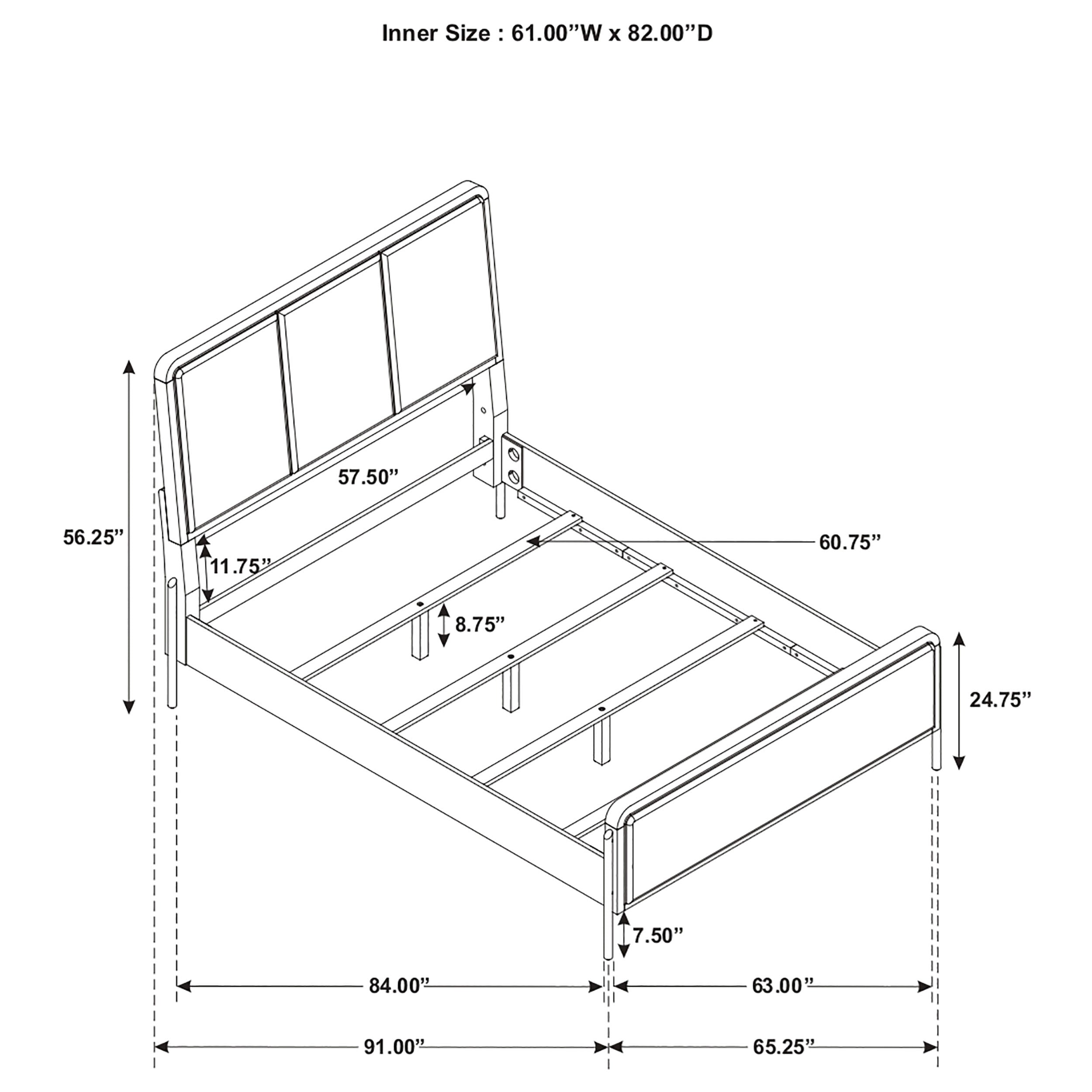Arini 5-piece Queen Bedroom Set Cream and Black — view 16