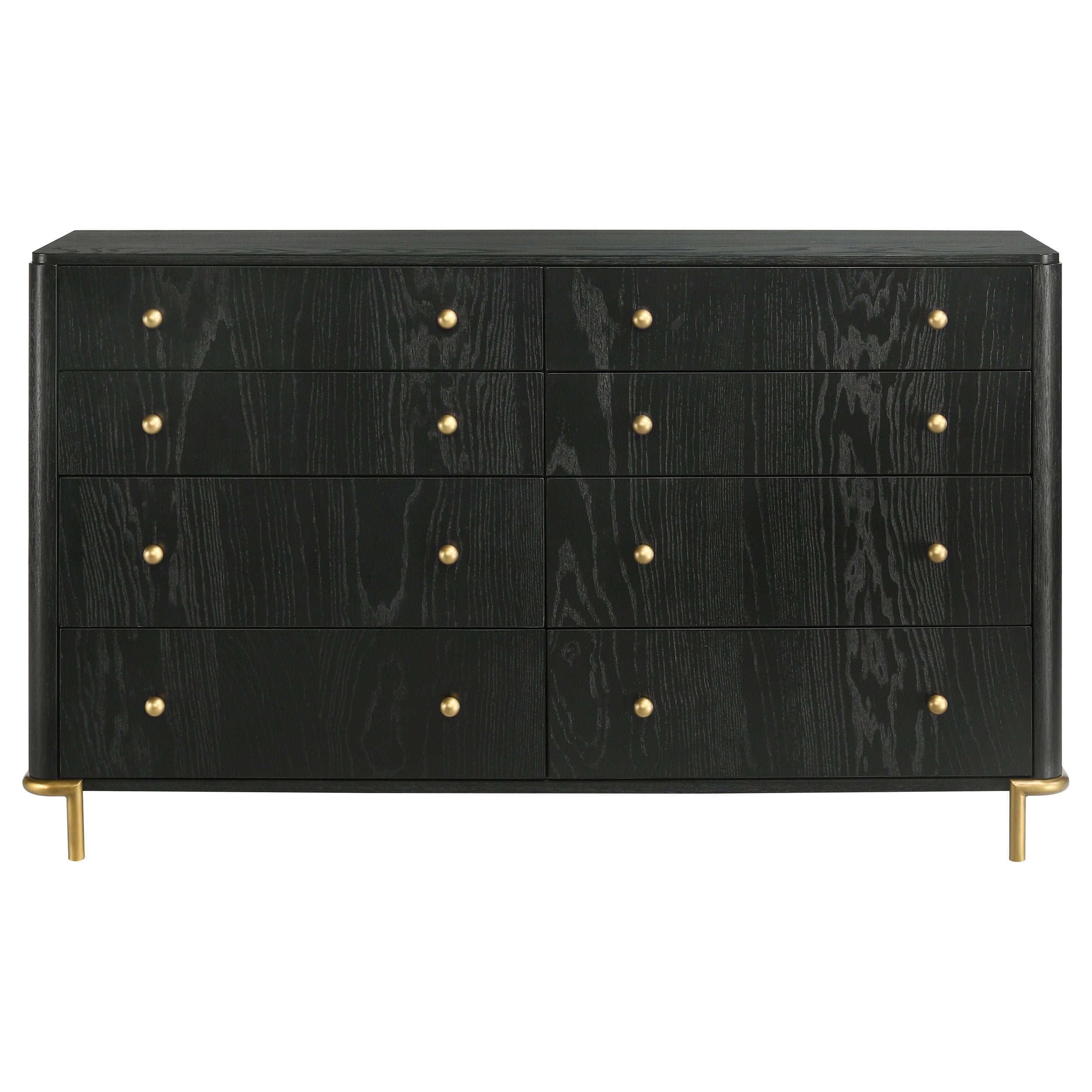 Arini 8-drawer Dresser Black — view 3