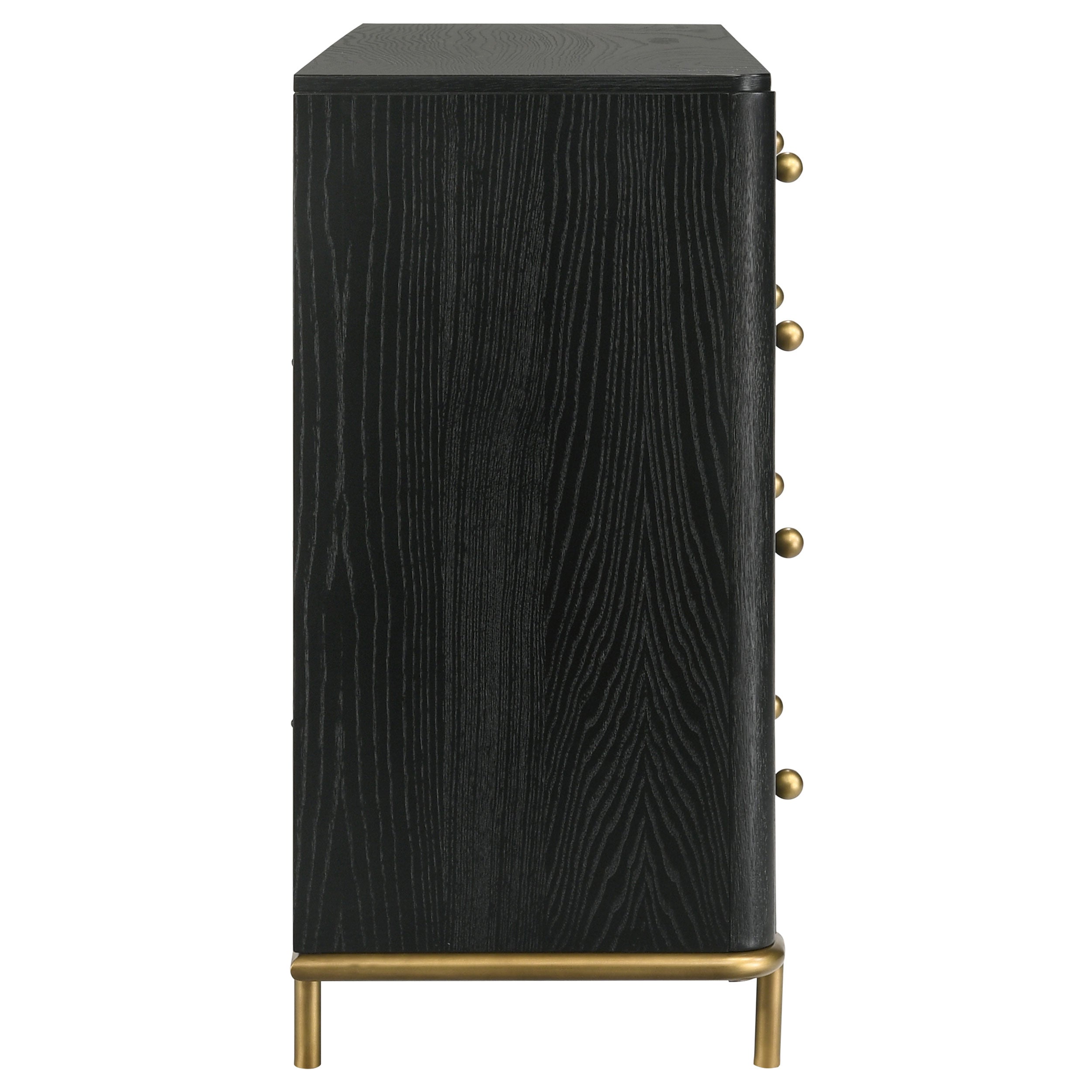 Arini 8-drawer Dresser Black — view 9