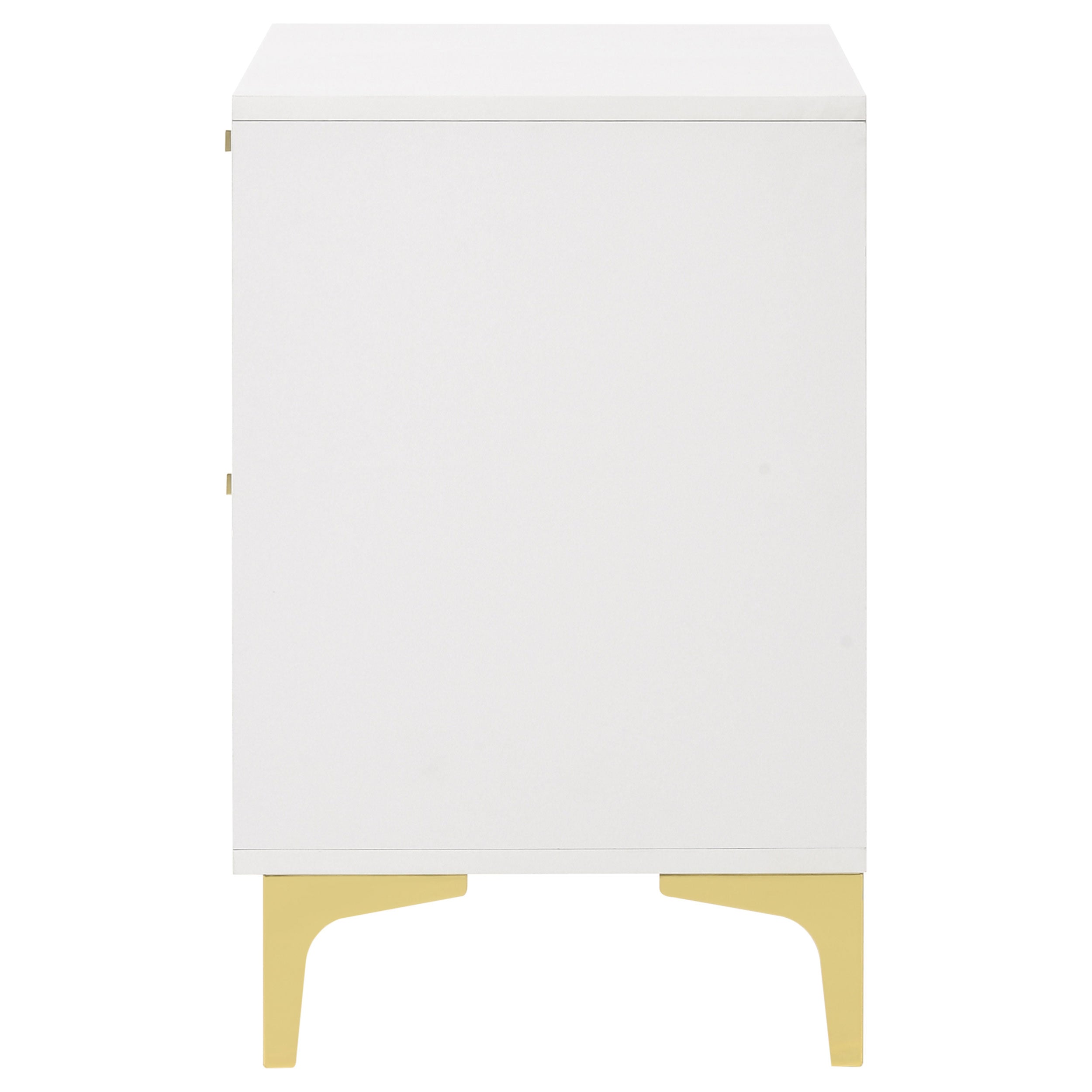 Kendall 2-drawer Nightstand White — view 5