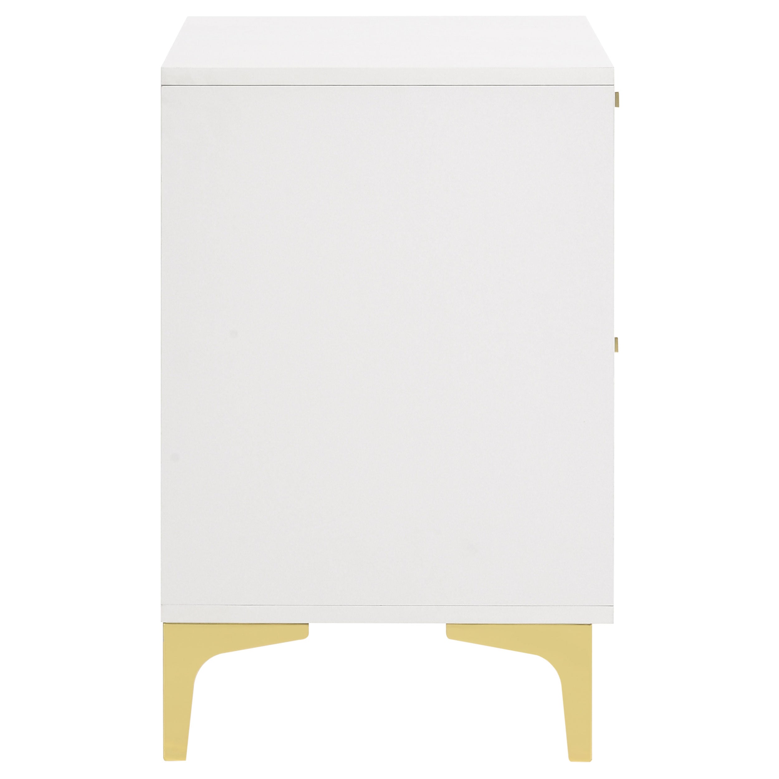 Kendall 2-drawer Nightstand White — view 9