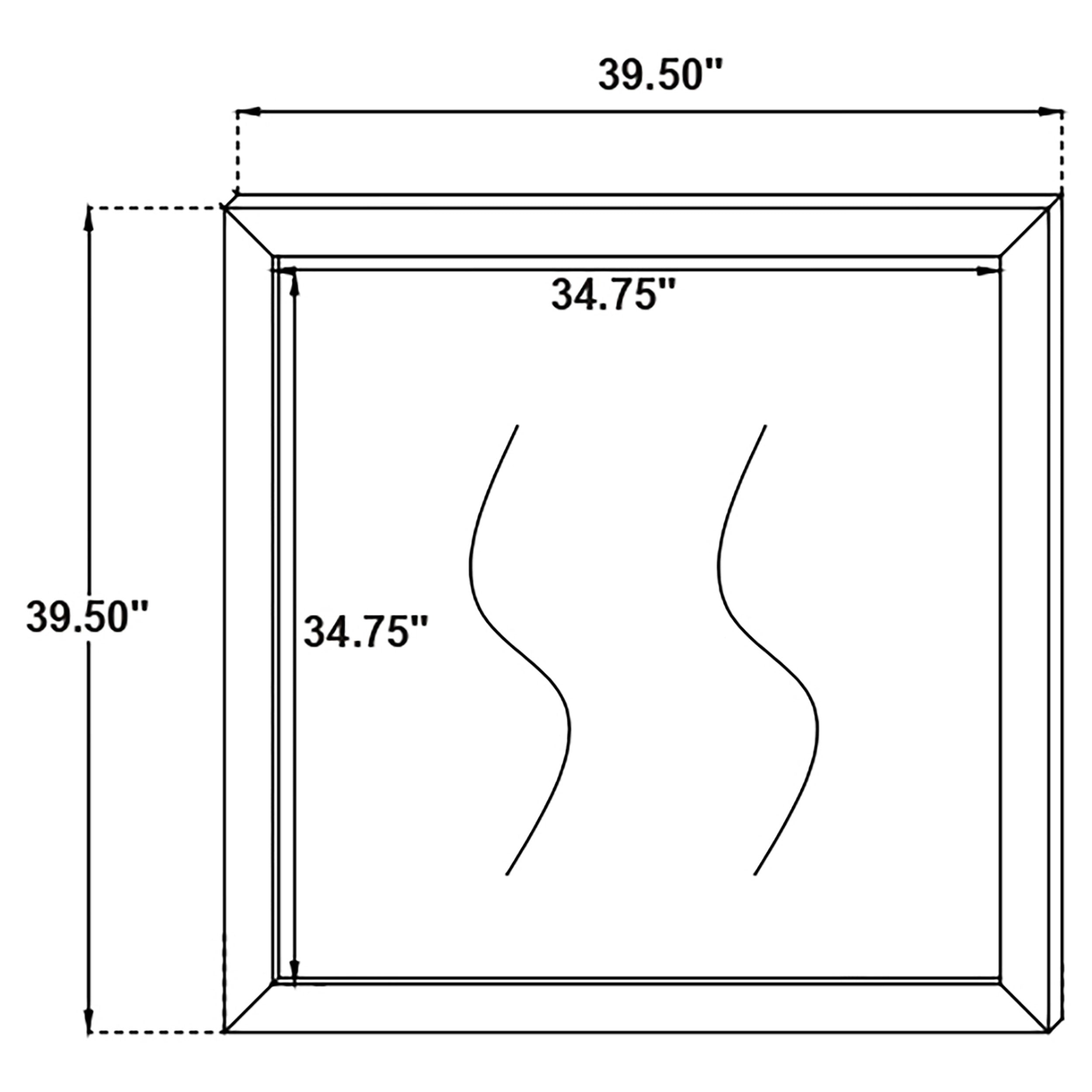 Kendall Dresser Mirror White — view 4