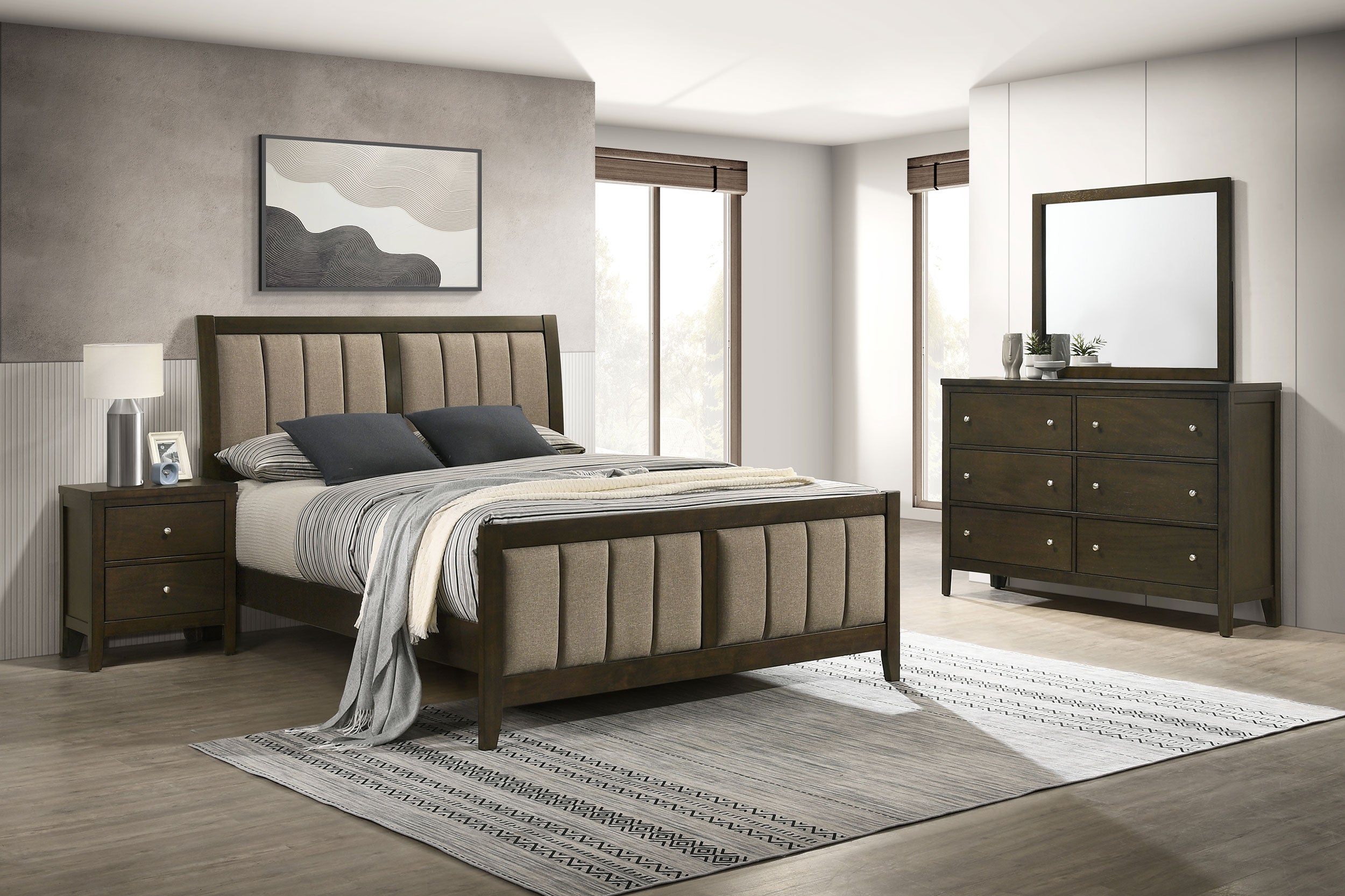 Wilkes 4-piece Full Bedroom Set Dark Cocoa — view 1