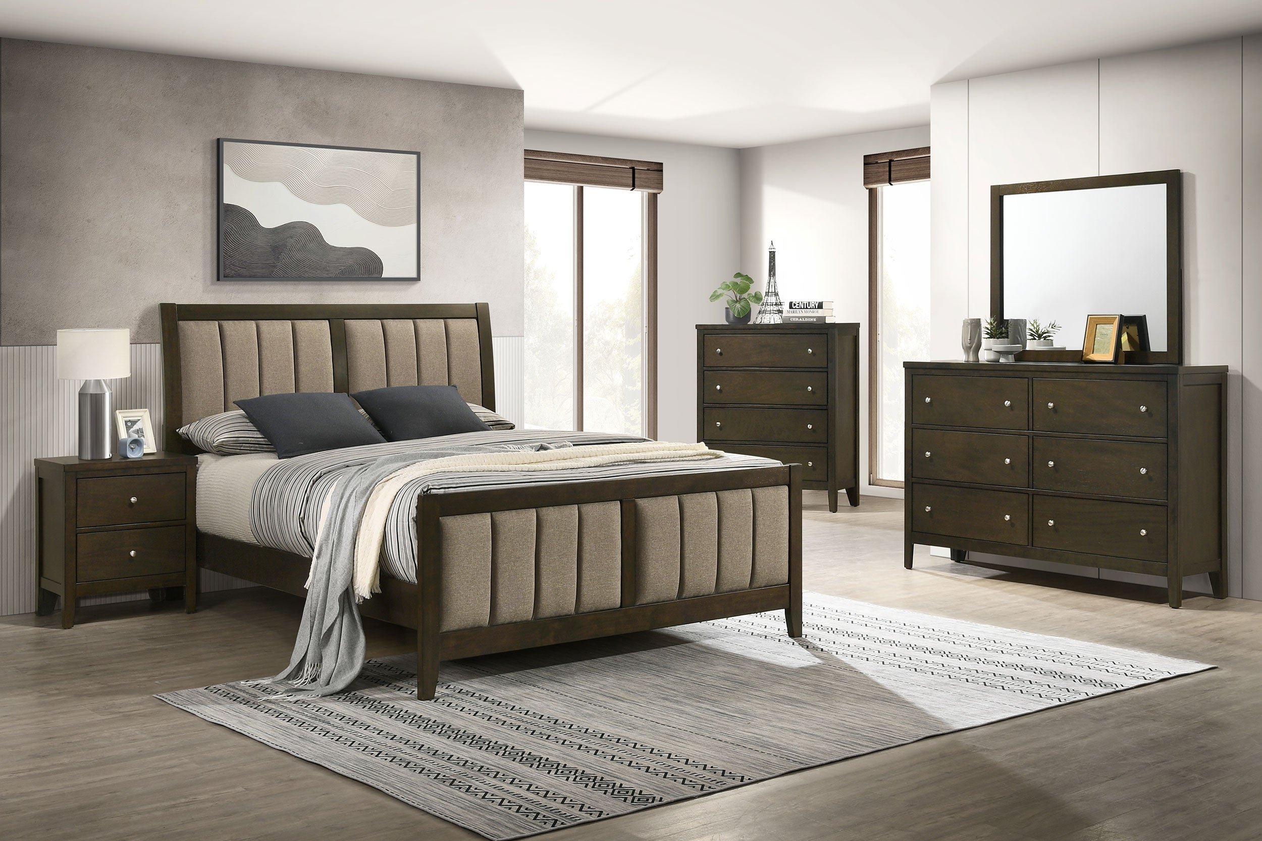 Wilkes 5-piece Full Bedroom Set Dark Cocoa — view 1