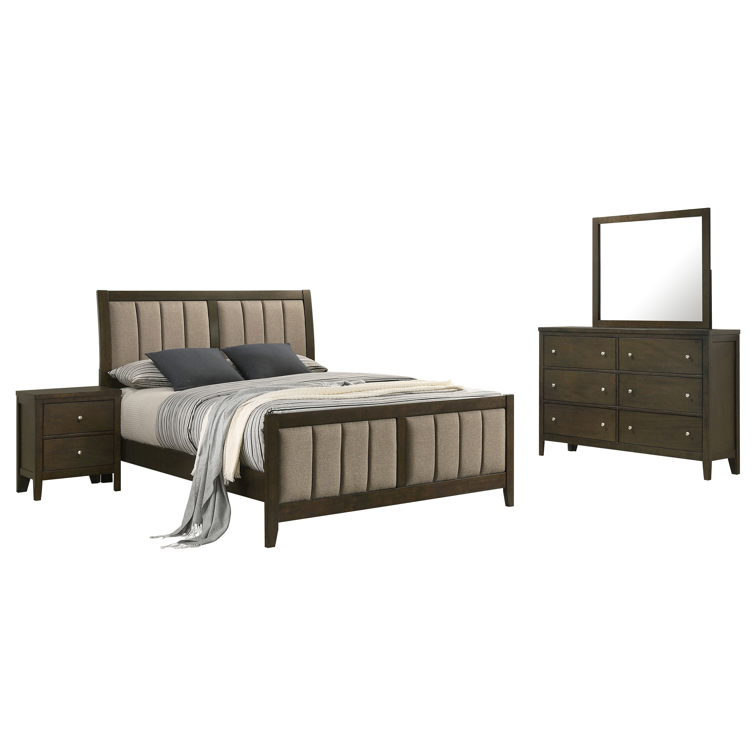 Wilkes 4-piece Eastern King Bedroom Set Dark Cocoa — view 2