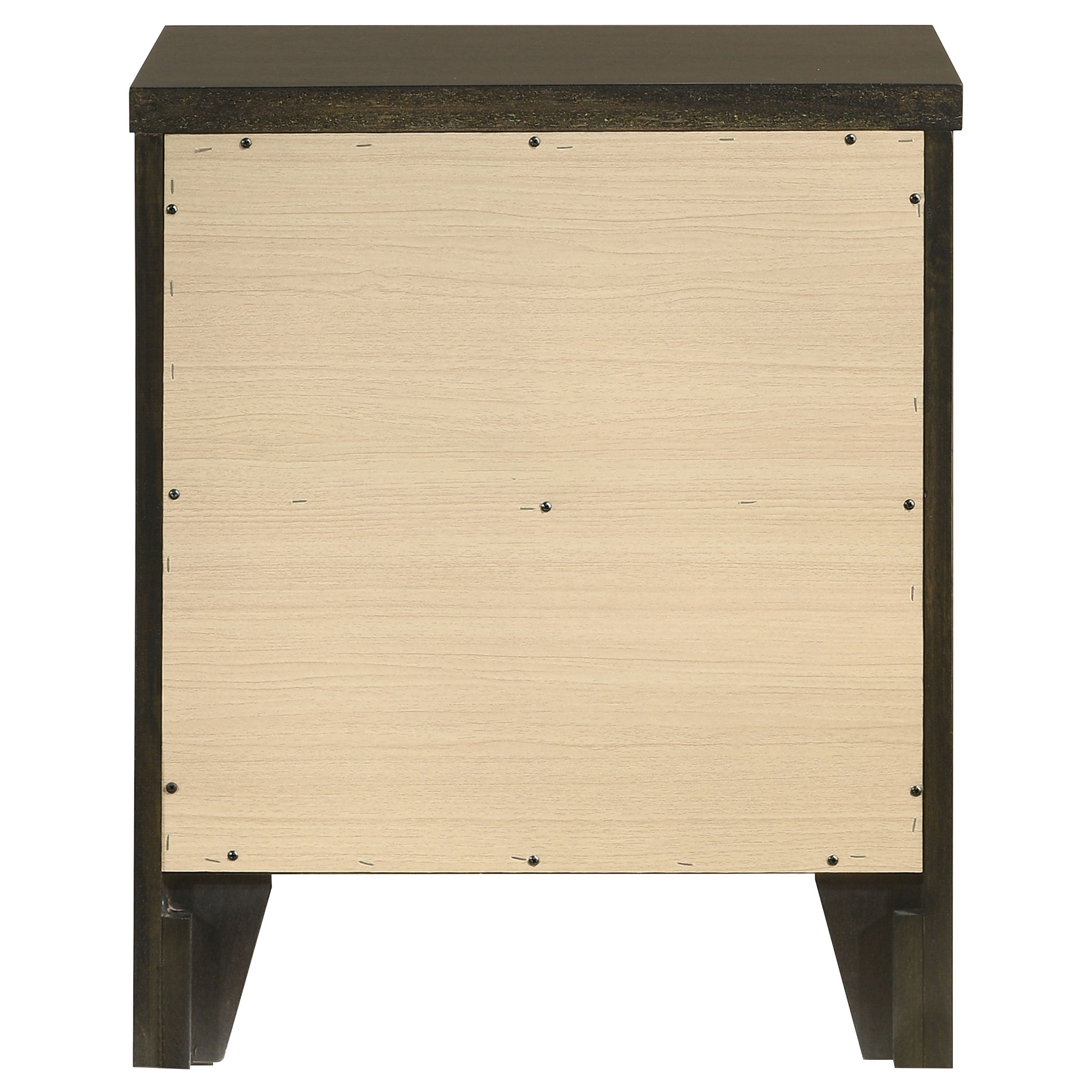 Wilkes 2-drawer Nightstand Bedside Table Dark Cocoa — view 7