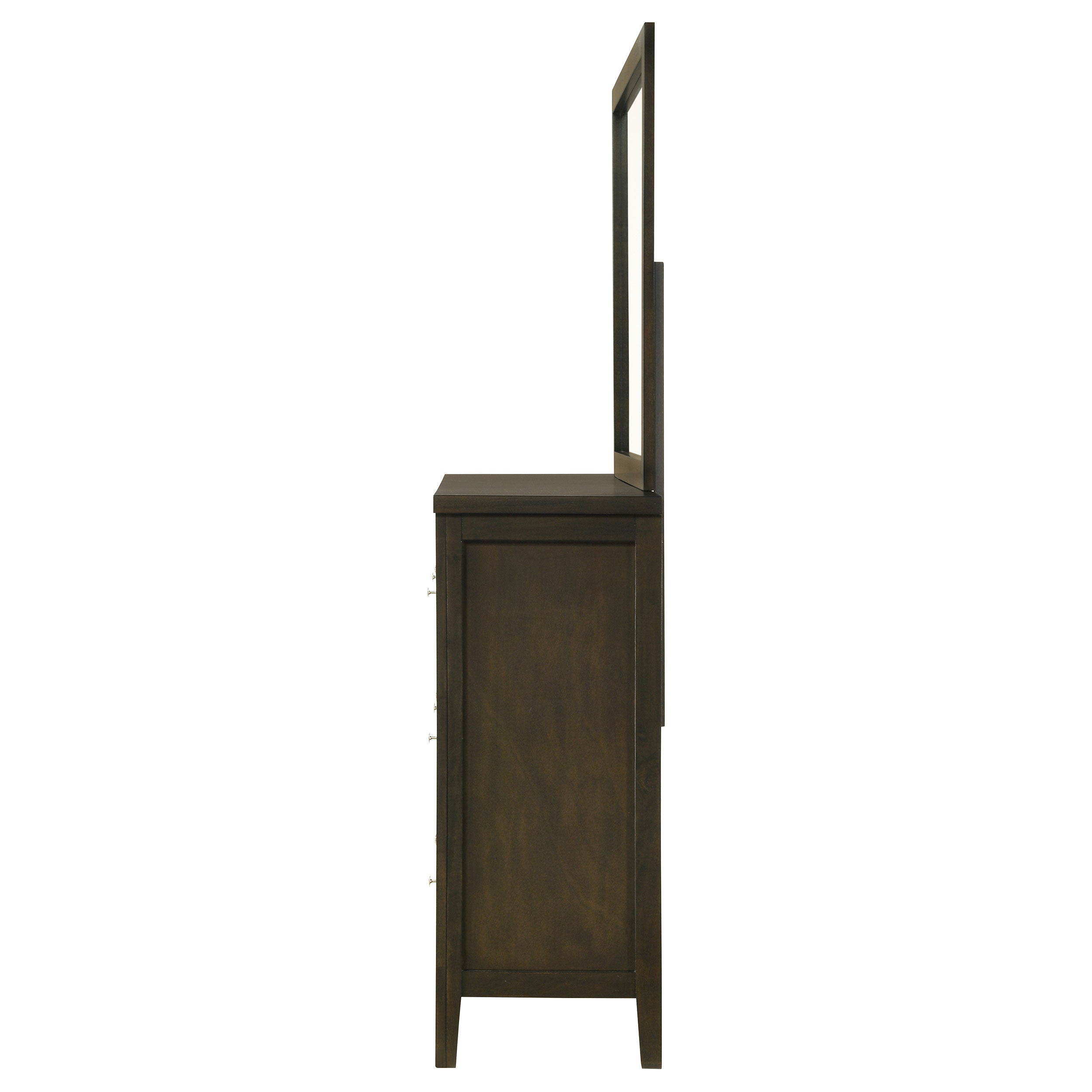 Wilkes 6-drawer Dresser and Mirror Dark Cocoa — view 5