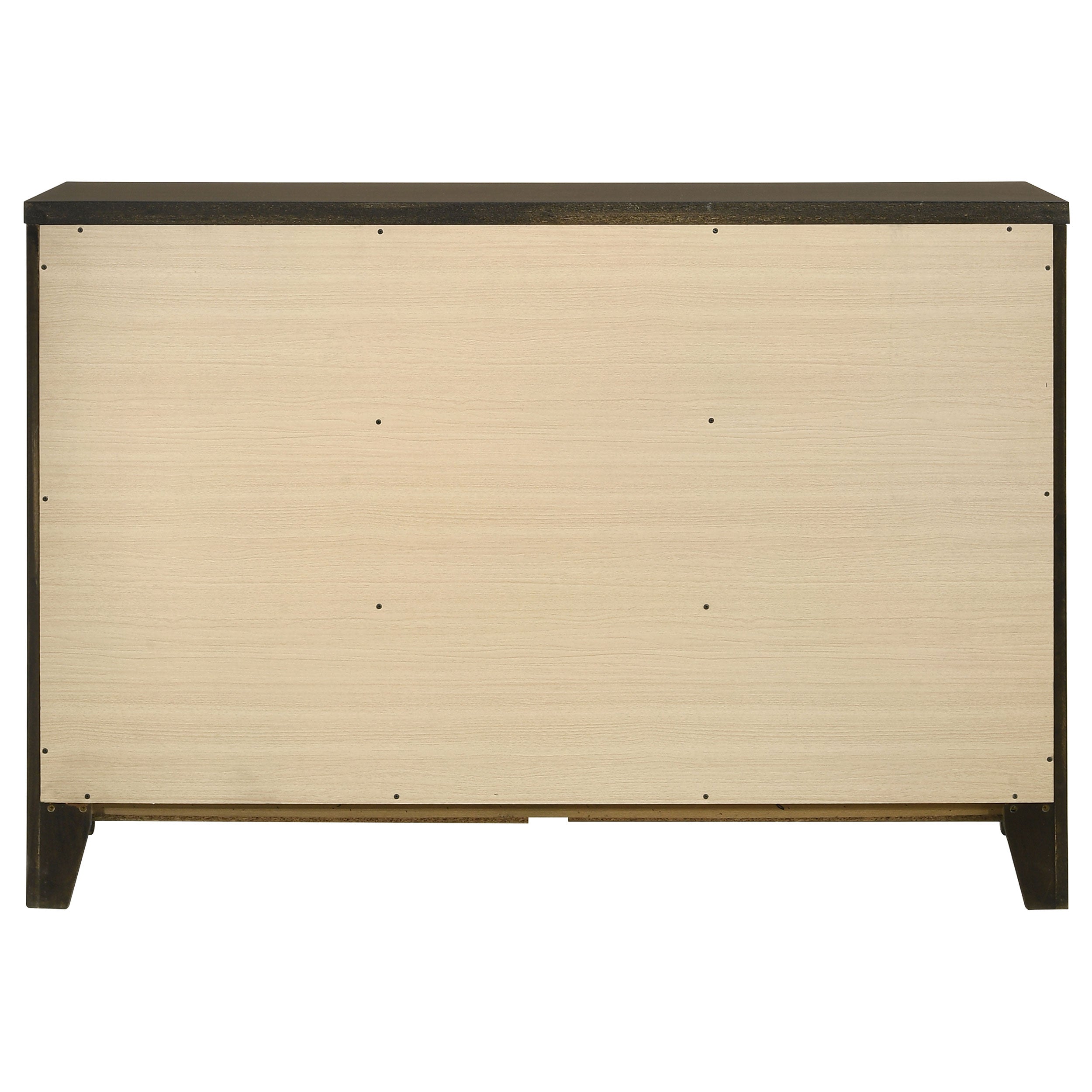 Wilkes 6-drawer Dresser Cabinet Dark Cocoa — view 7