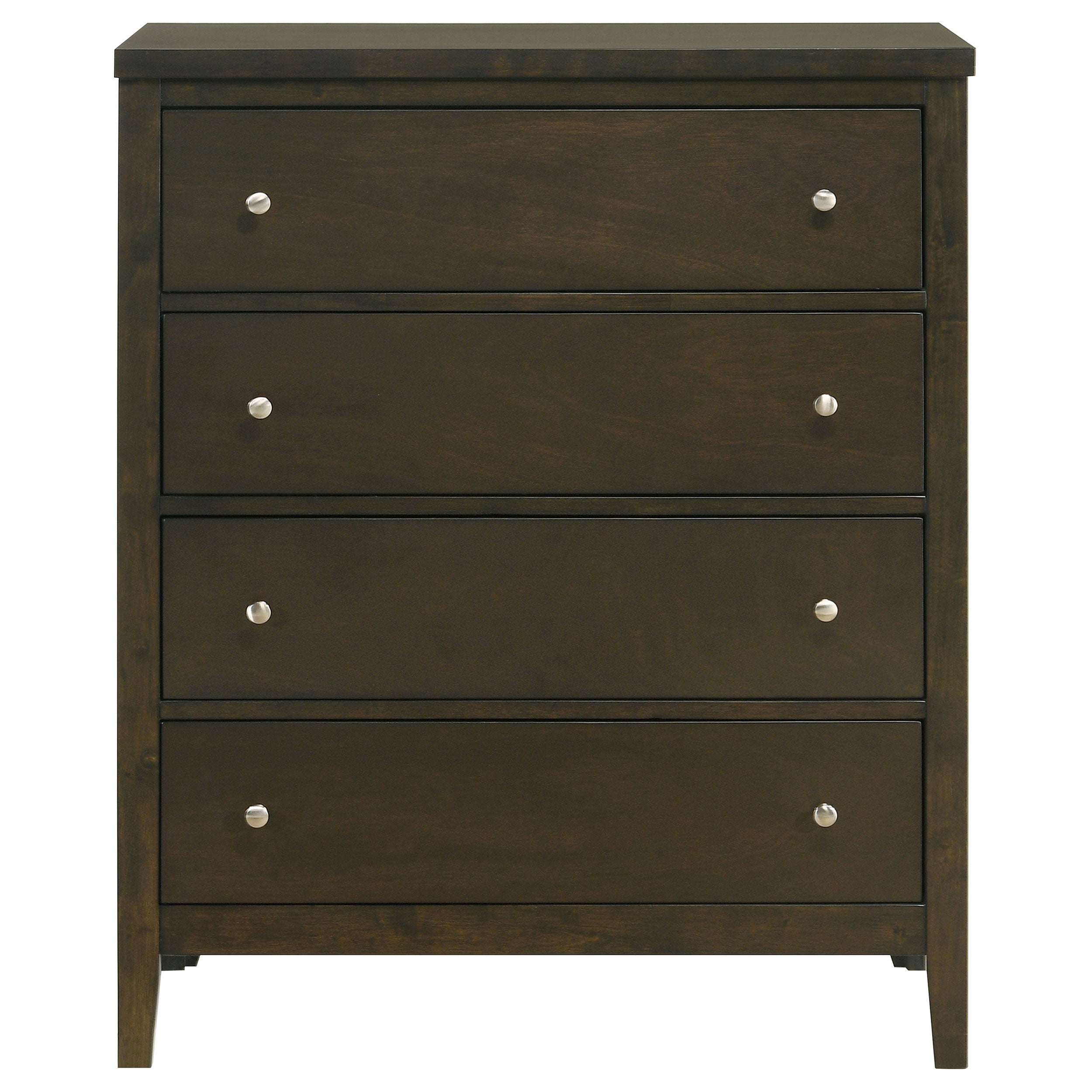 Wilkes 4-drawer Chest of Drawers Dark Cocoa — view 3