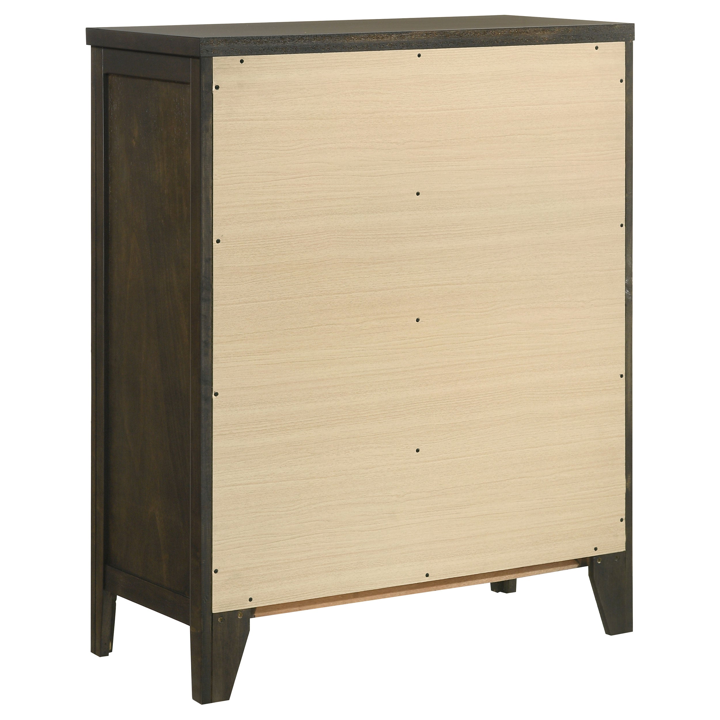 Wilkes 4-drawer Chest of Drawers Dark Cocoa — view 6
