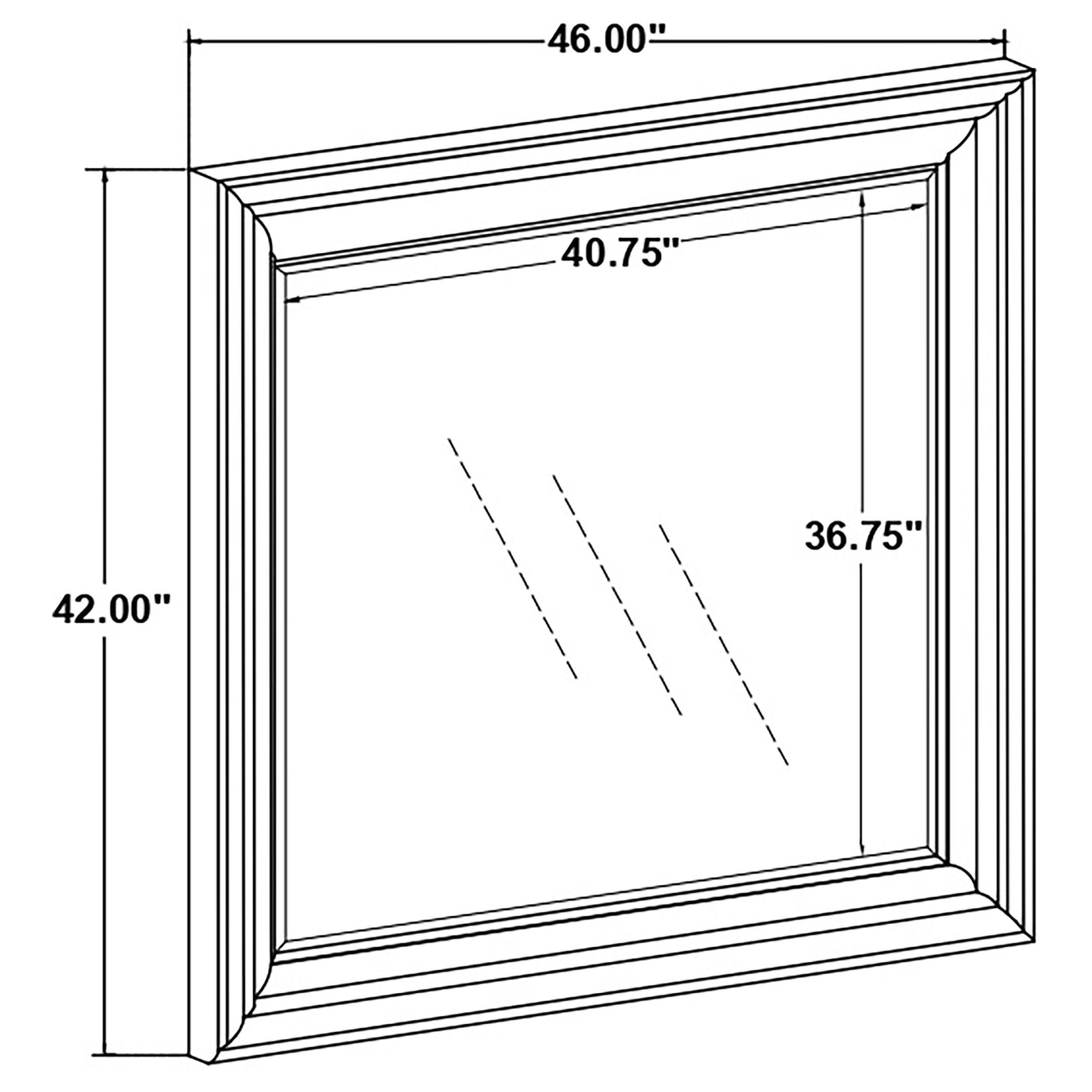 Emmett Dresser Mirror Walnut — view 5
