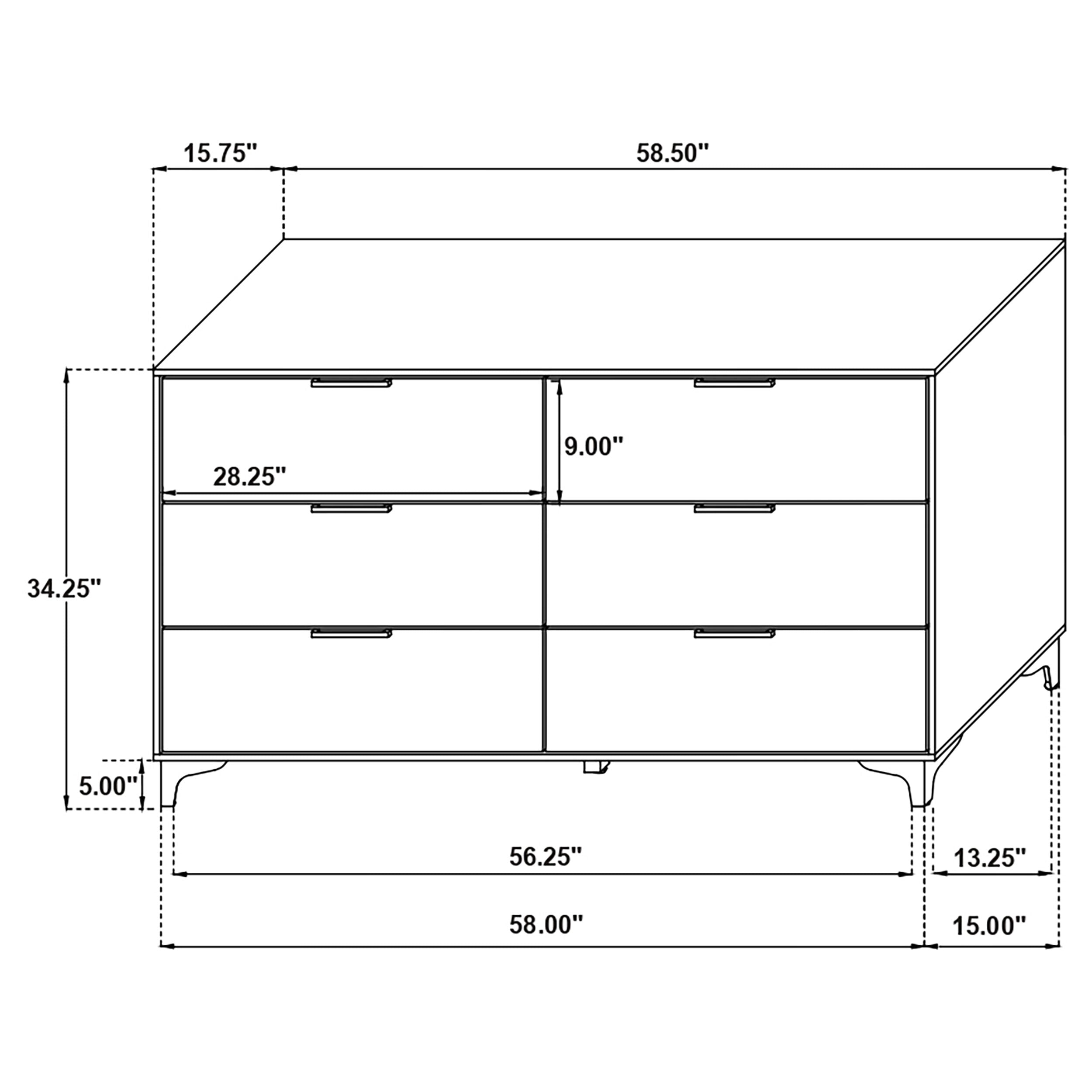 Kendall 5-piece Eastern King Bedroom Set Black — view 17