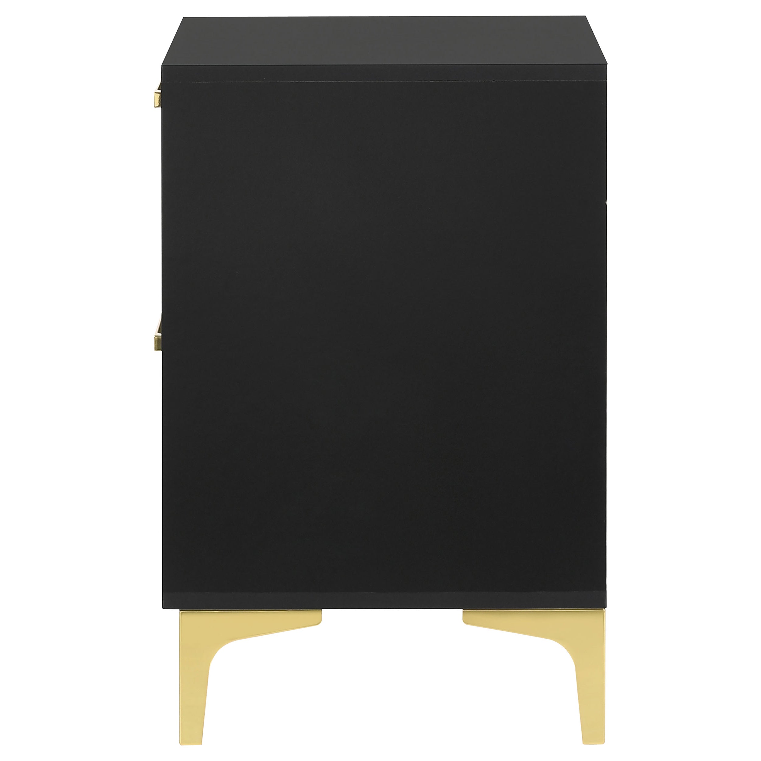 Kendall 2-drawer Nightstand Black — view 5