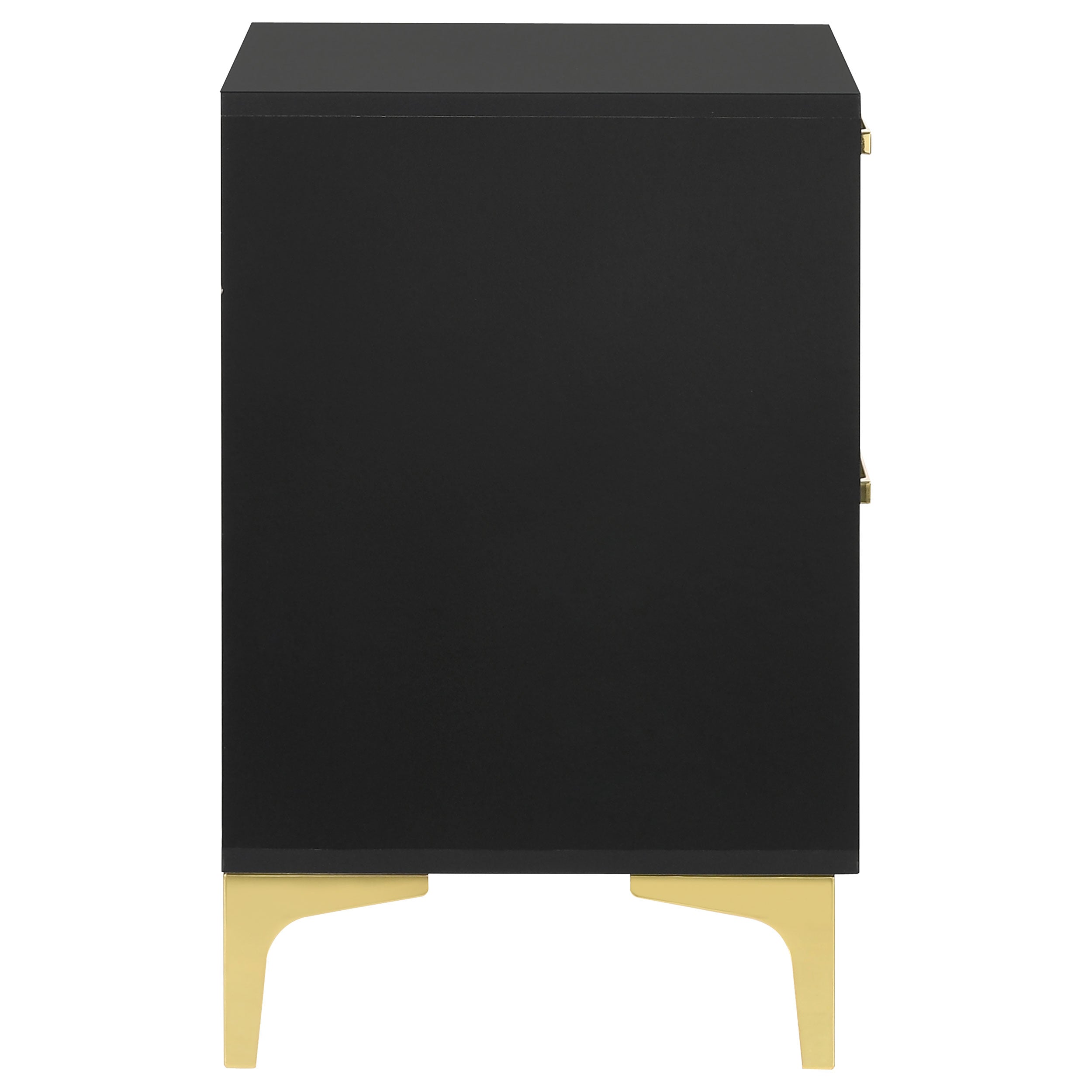 Kendall 2-drawer Nightstand Black — view 9