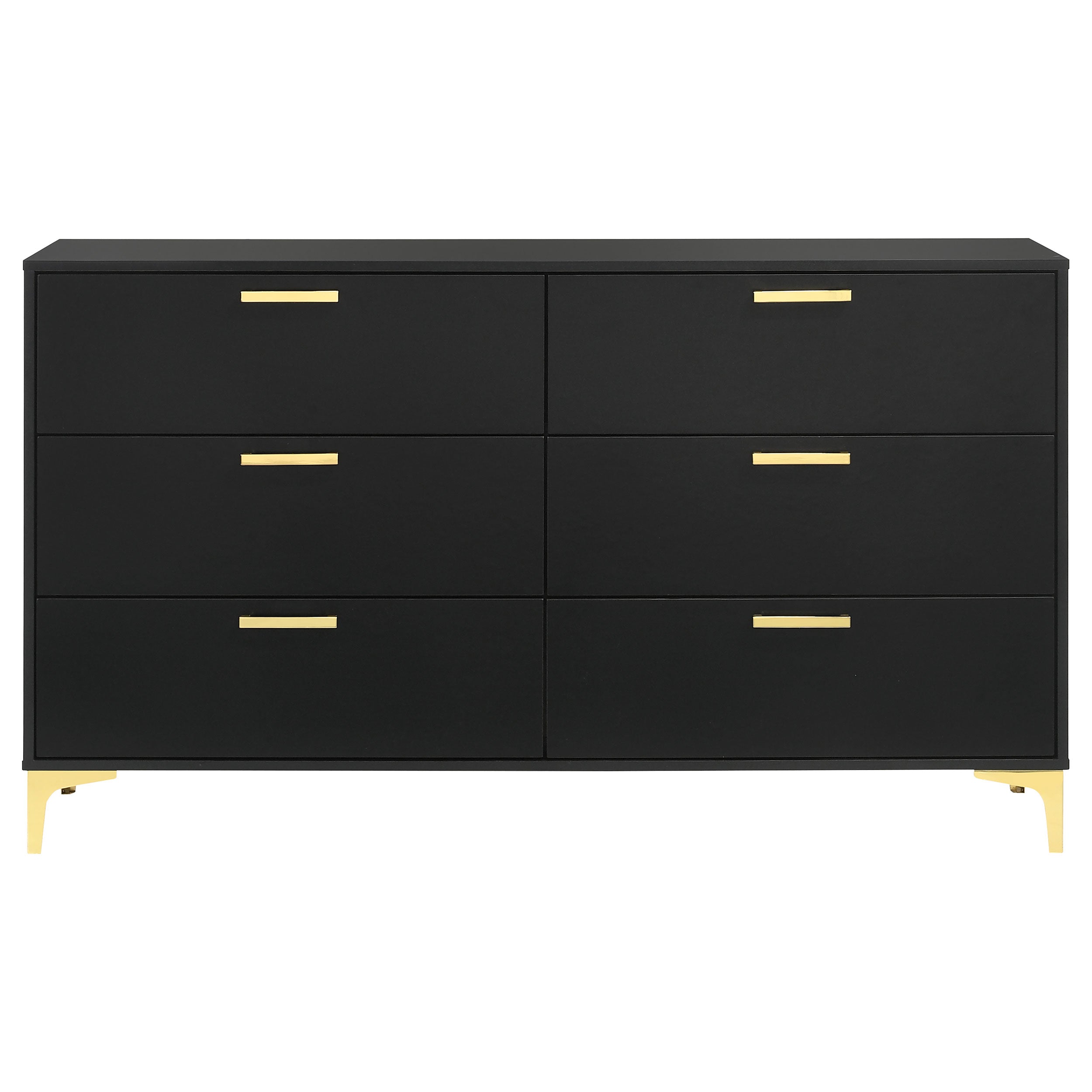 Kendall 6-drawer Dresser Black — view 3