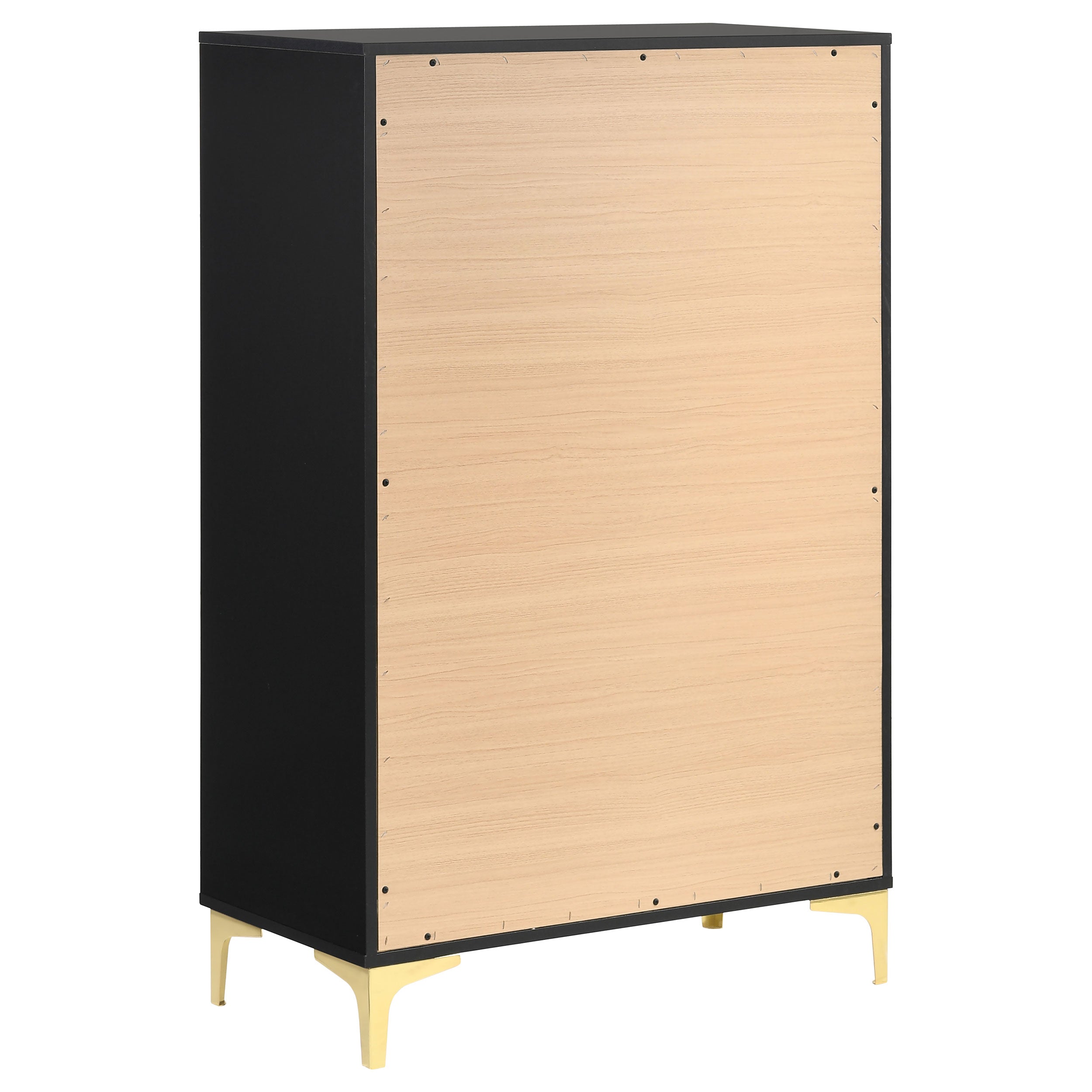 Kendall 5-drawer Bedroom Chest Black — view 4