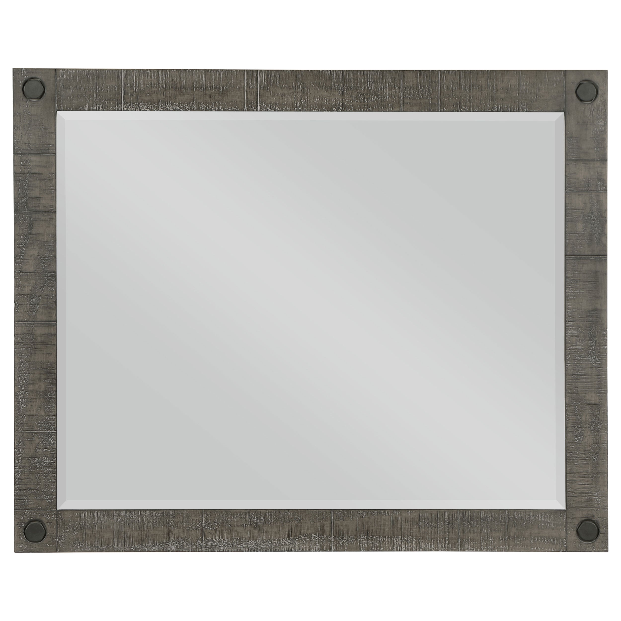 Lilith Dresser Mirror Distressed Grey — view 3