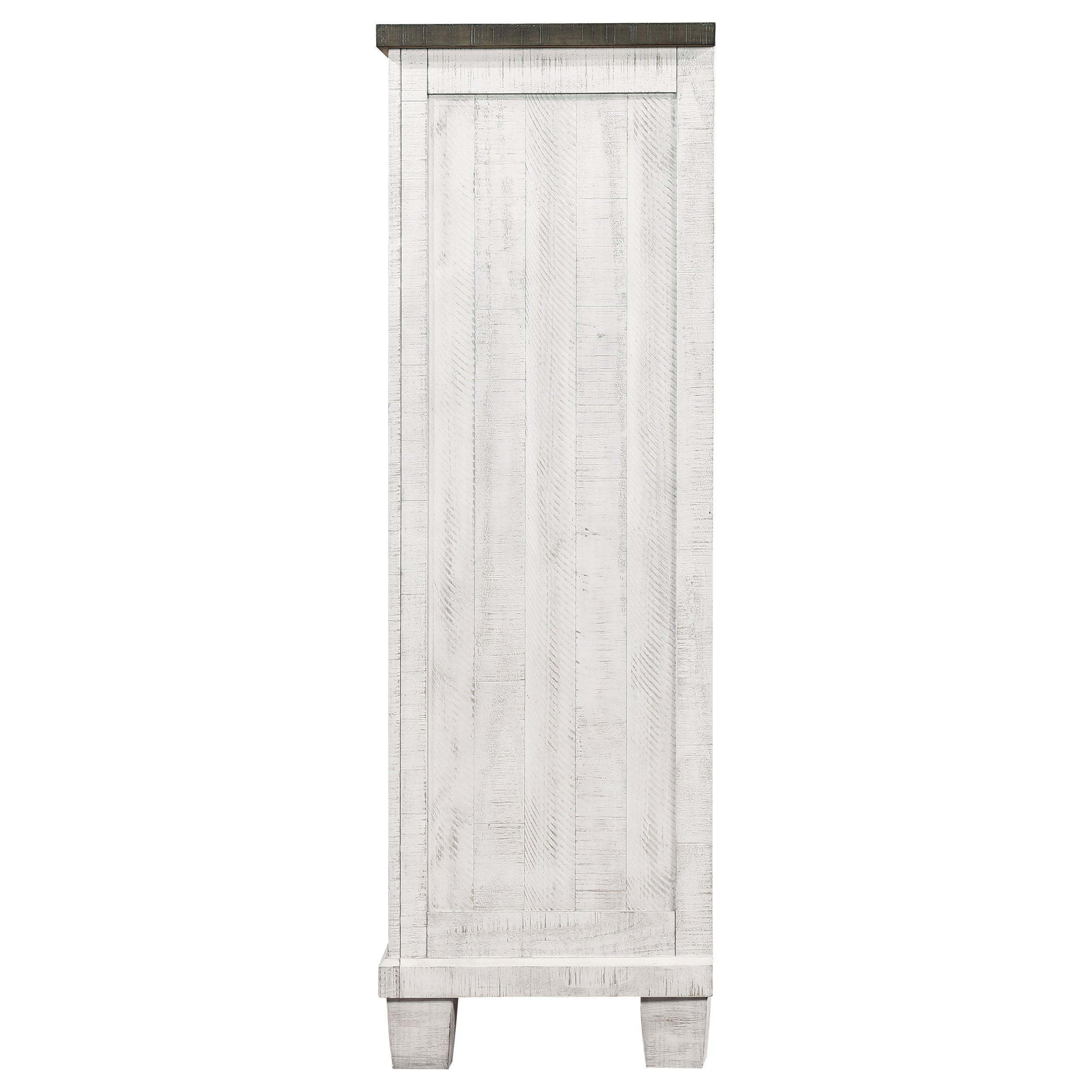 Lilith 5-drawer Bedroom Chest Distressed White — view 7