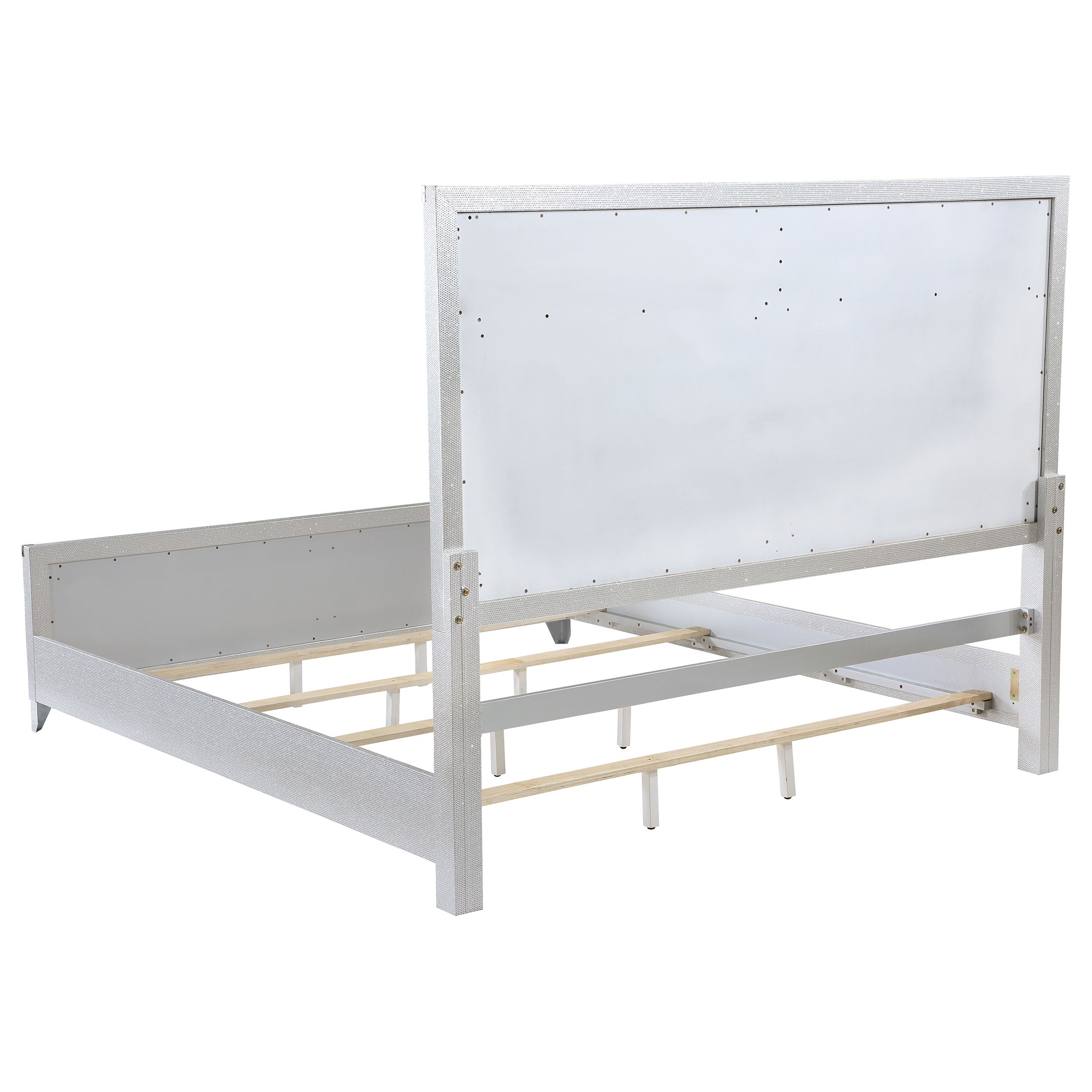 Larue Wood Queen Panel Bed Silver — view 4