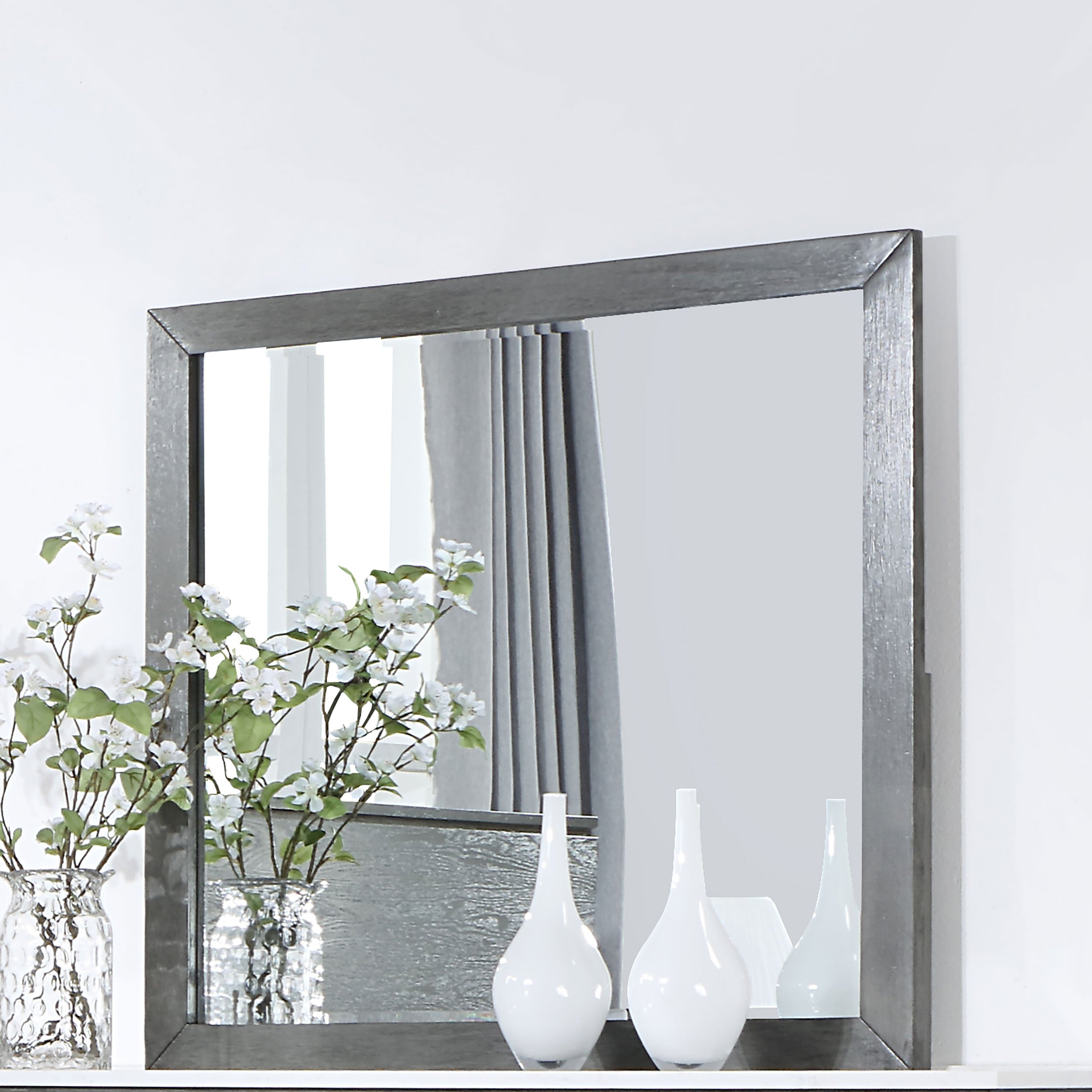 Nathan Dresser Mirror Grey — view 2