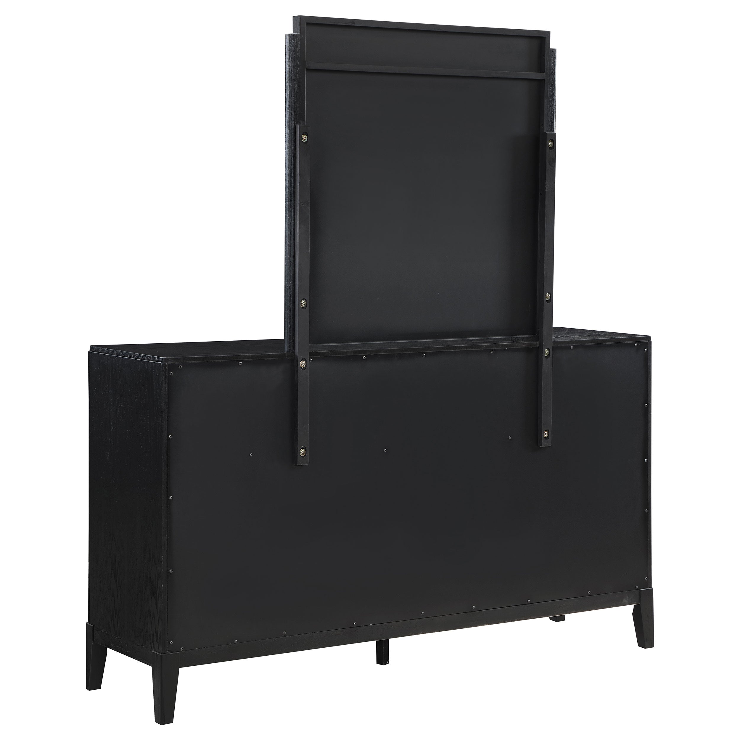 Brookmead 8-drawer Dresser with Mirror Black — view 6