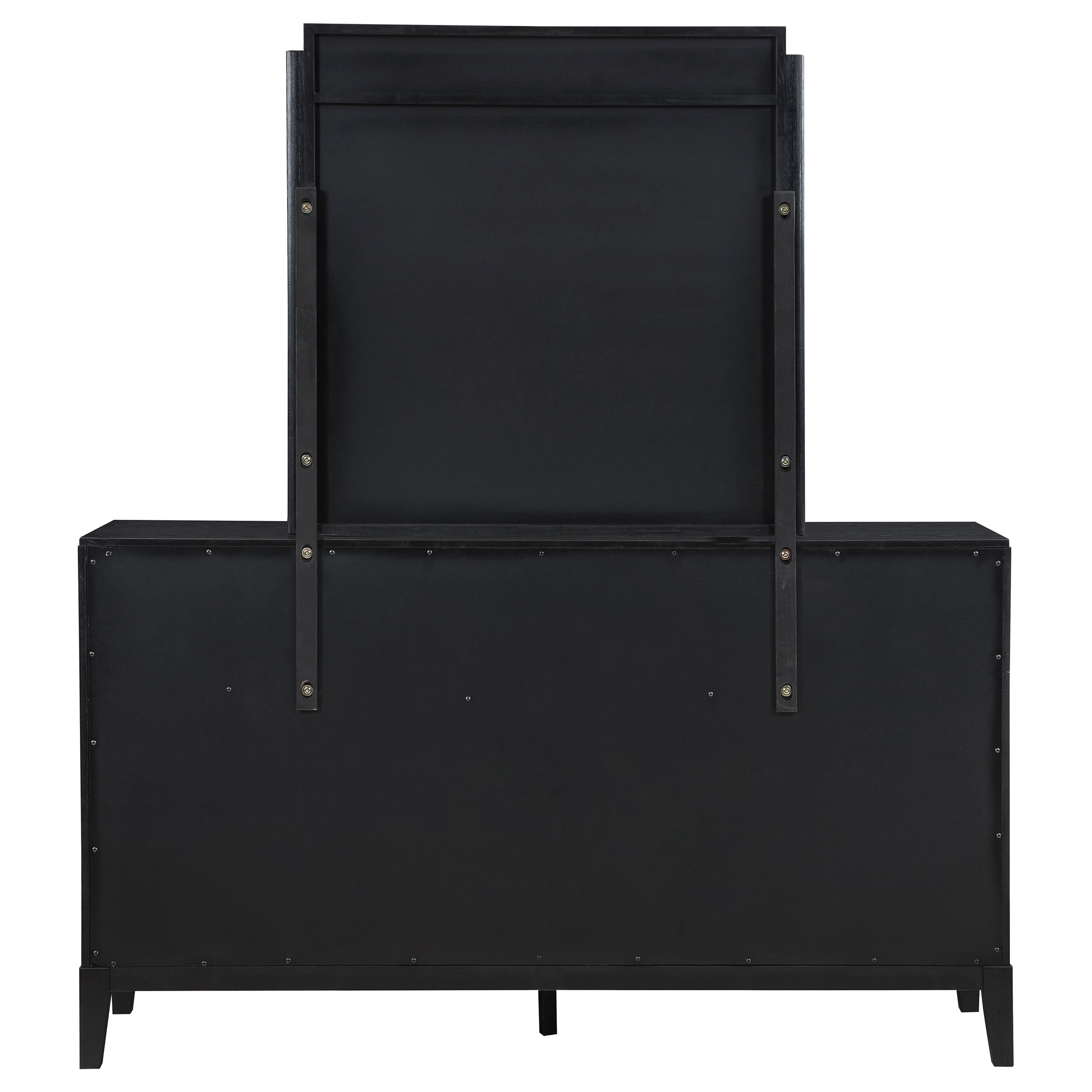 Brookmead 8-drawer Dresser with Mirror Black — view 7