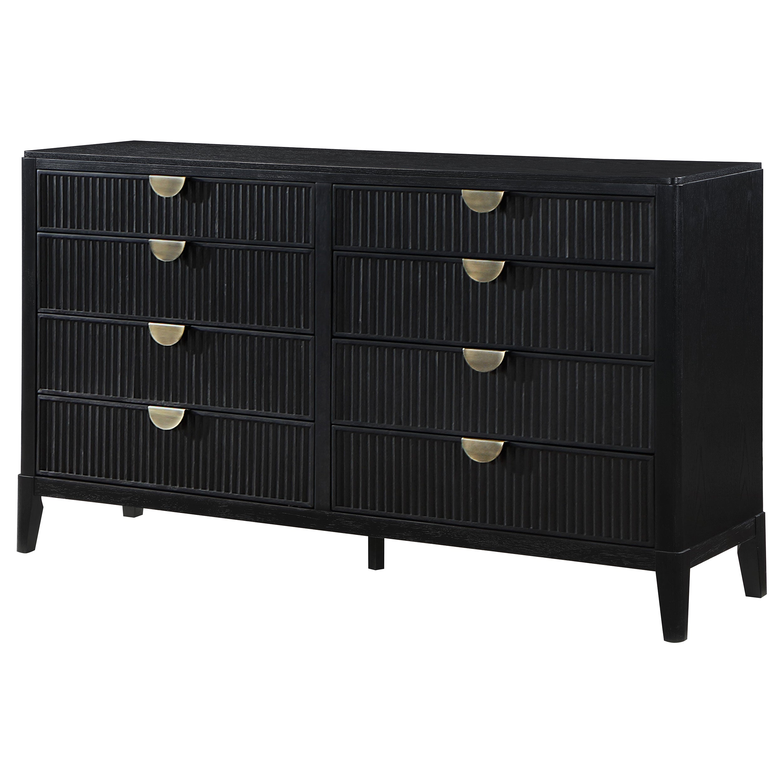 Brookmead 8-drawer Dresser Black — view 4