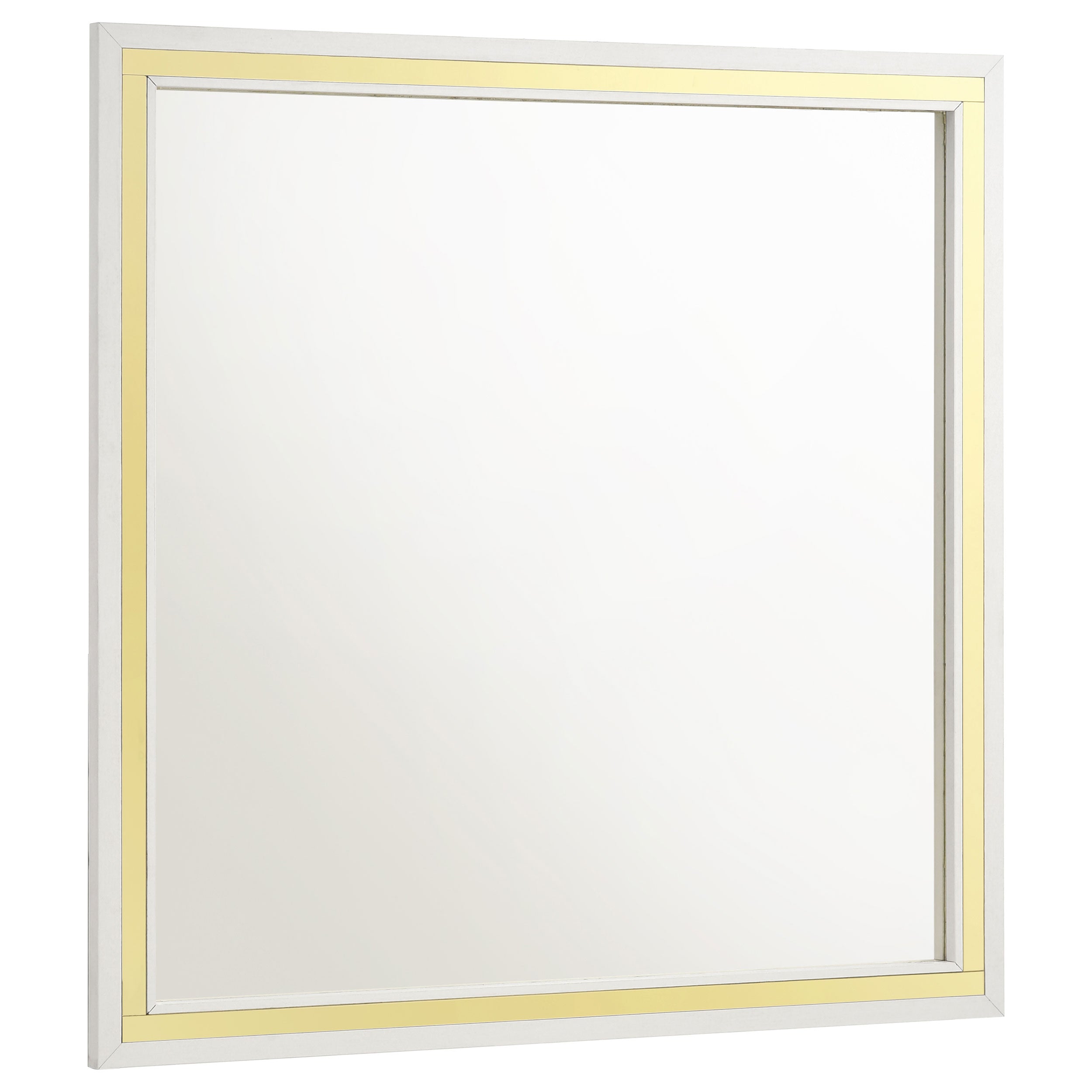 Lucia Dresser Mirror White — view 1