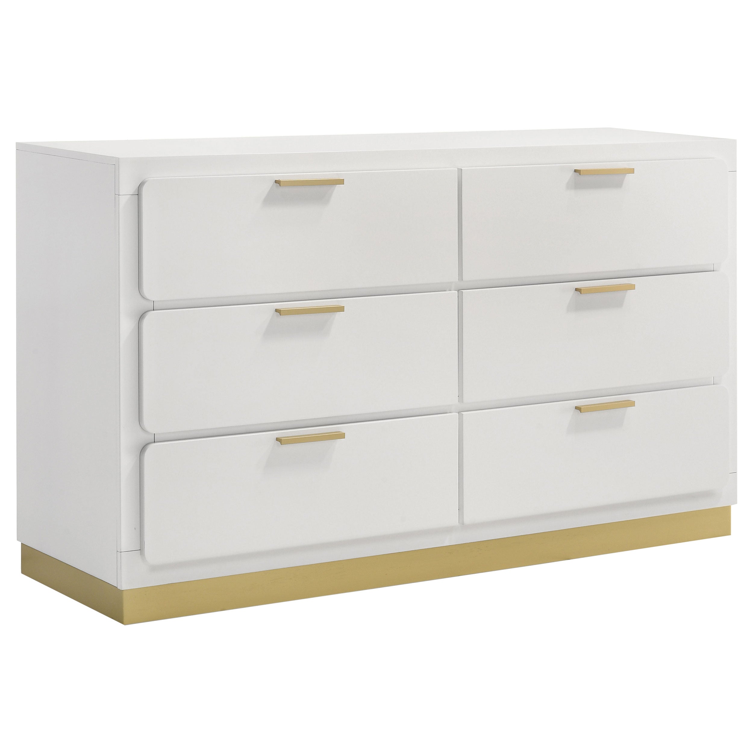 Caraway 5-piece Eastern King Bedroom Set White — view 7