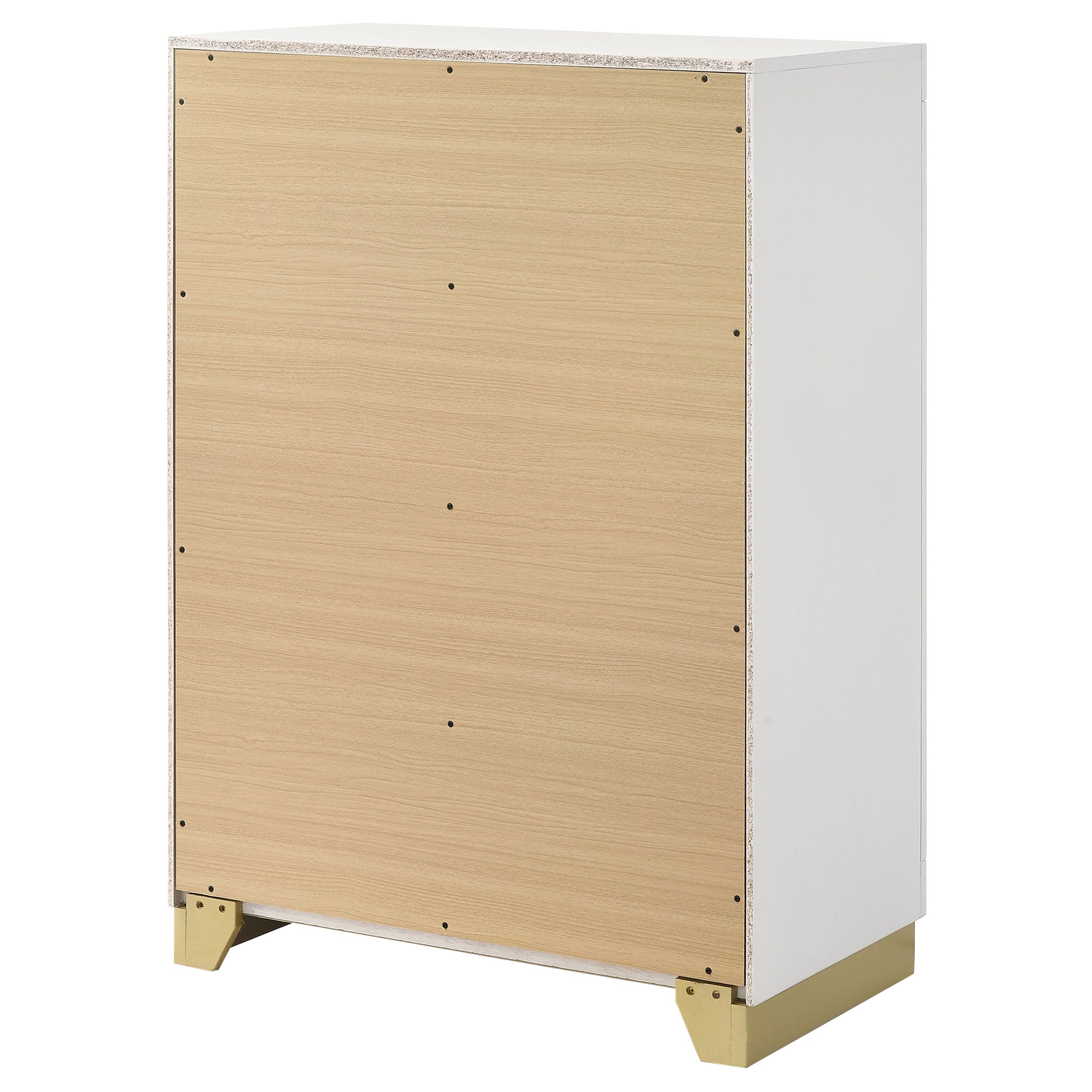 Caraway 4-drawer Bedroom Chest White — view 8