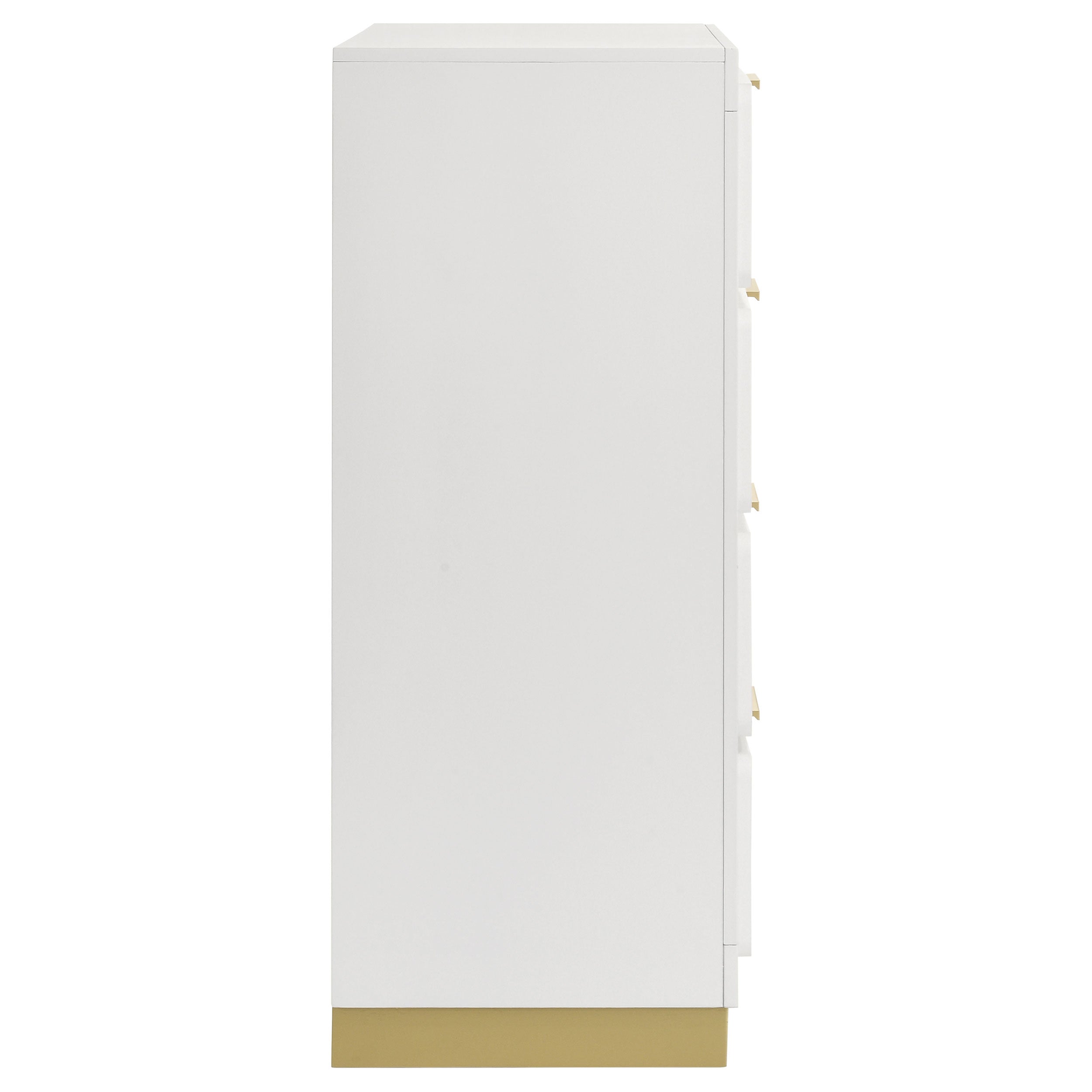 Caraway 4-drawer Bedroom Chest White — view 9