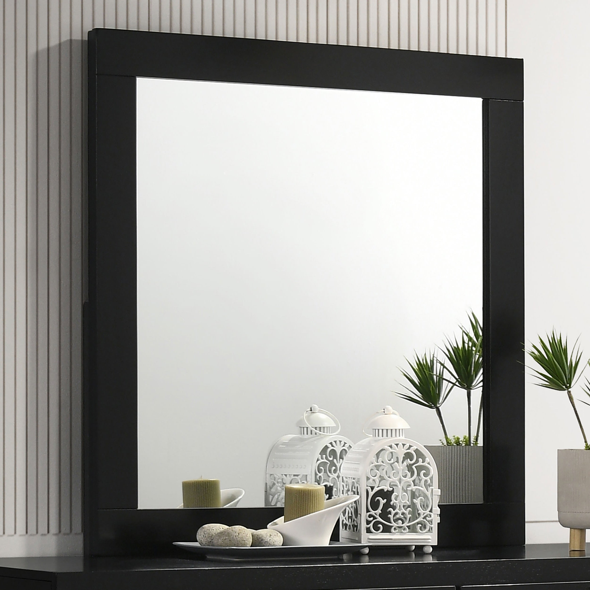 Caraway Dresser Mirror Black — view 2