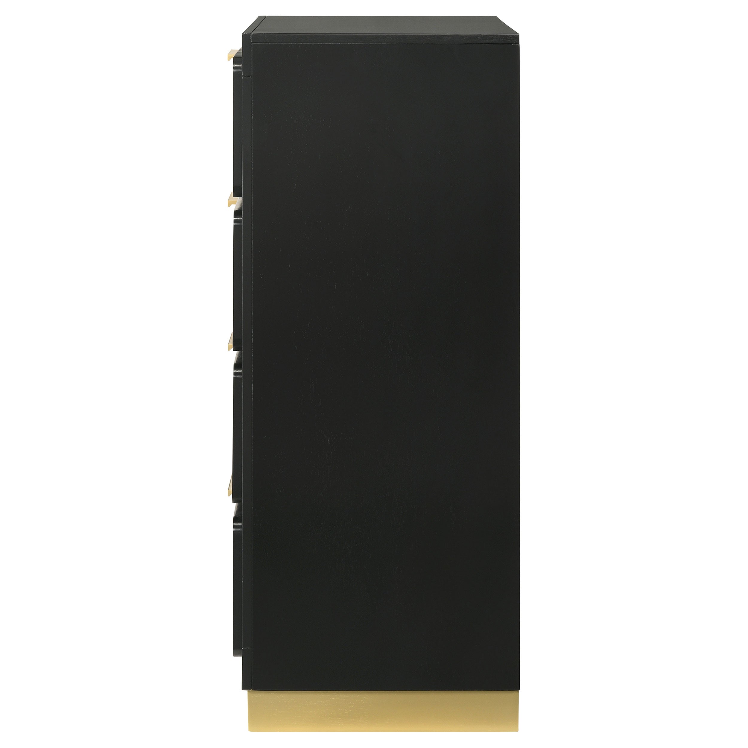 Caraway 4-drawer Bedroom Chest Black — view 5
