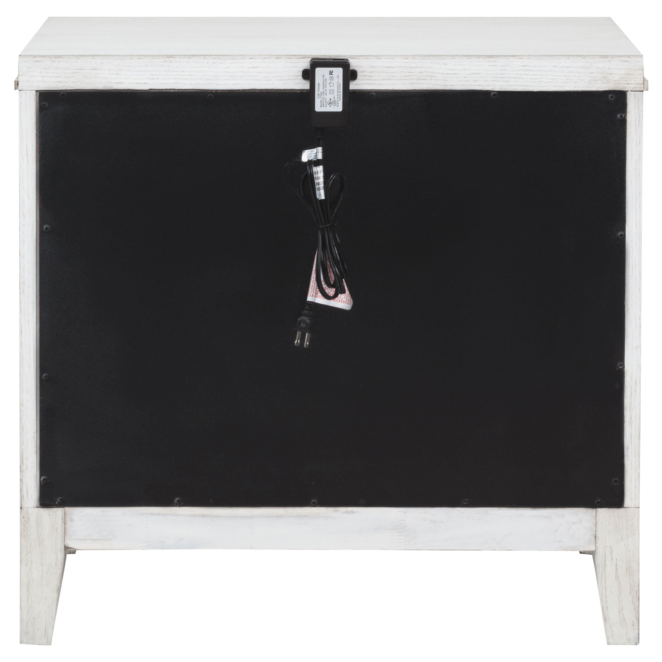 Marielle 2-drawer Nightstand Bedside Table Distressed White  — view 7